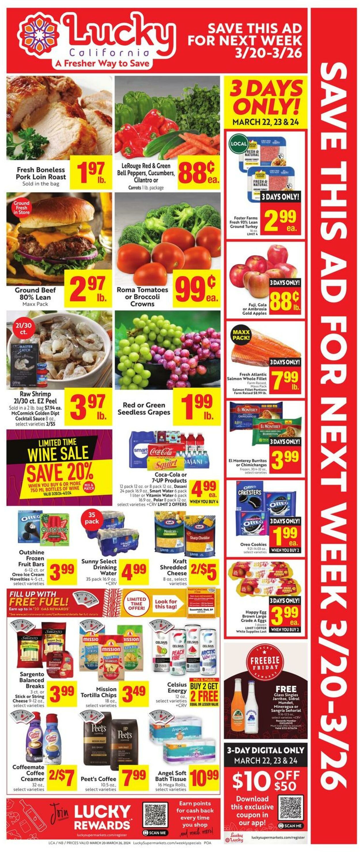Weekly ad Lucky Supermarkets 03/13/2024 - 03/19/2024