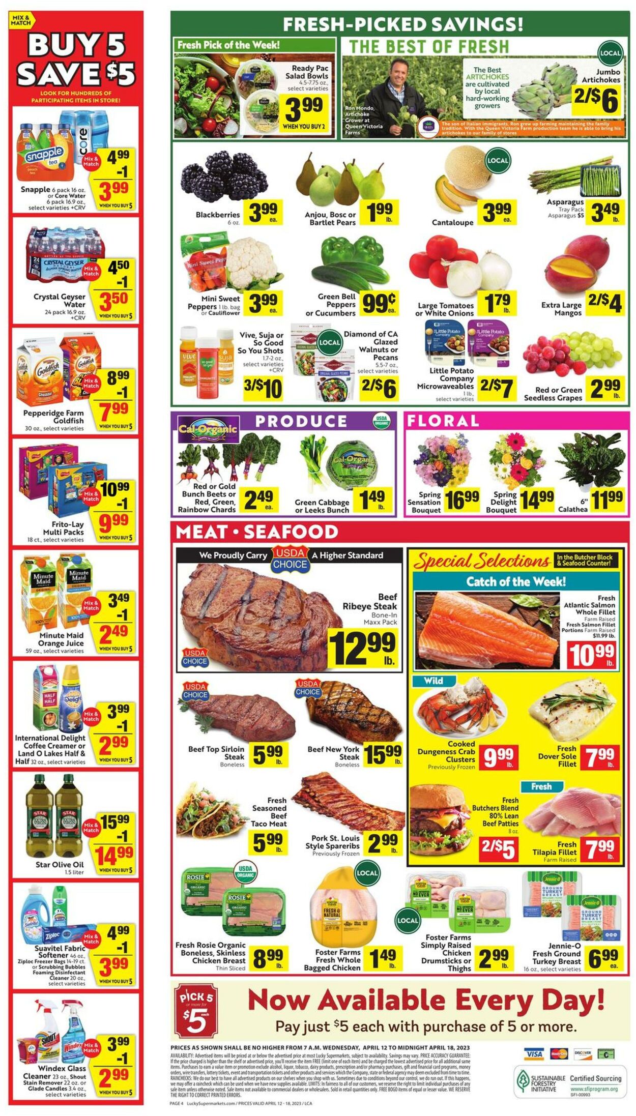 Weekly ad Lucky Supermarkets 04/12/2023 - 04/18/2023