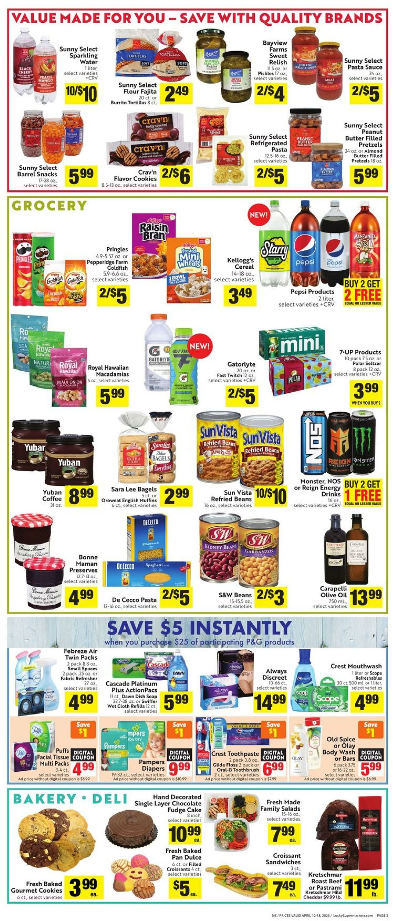 Weekly ad Lucky Supermarkets 04/12/2023 - 04/18/2023
