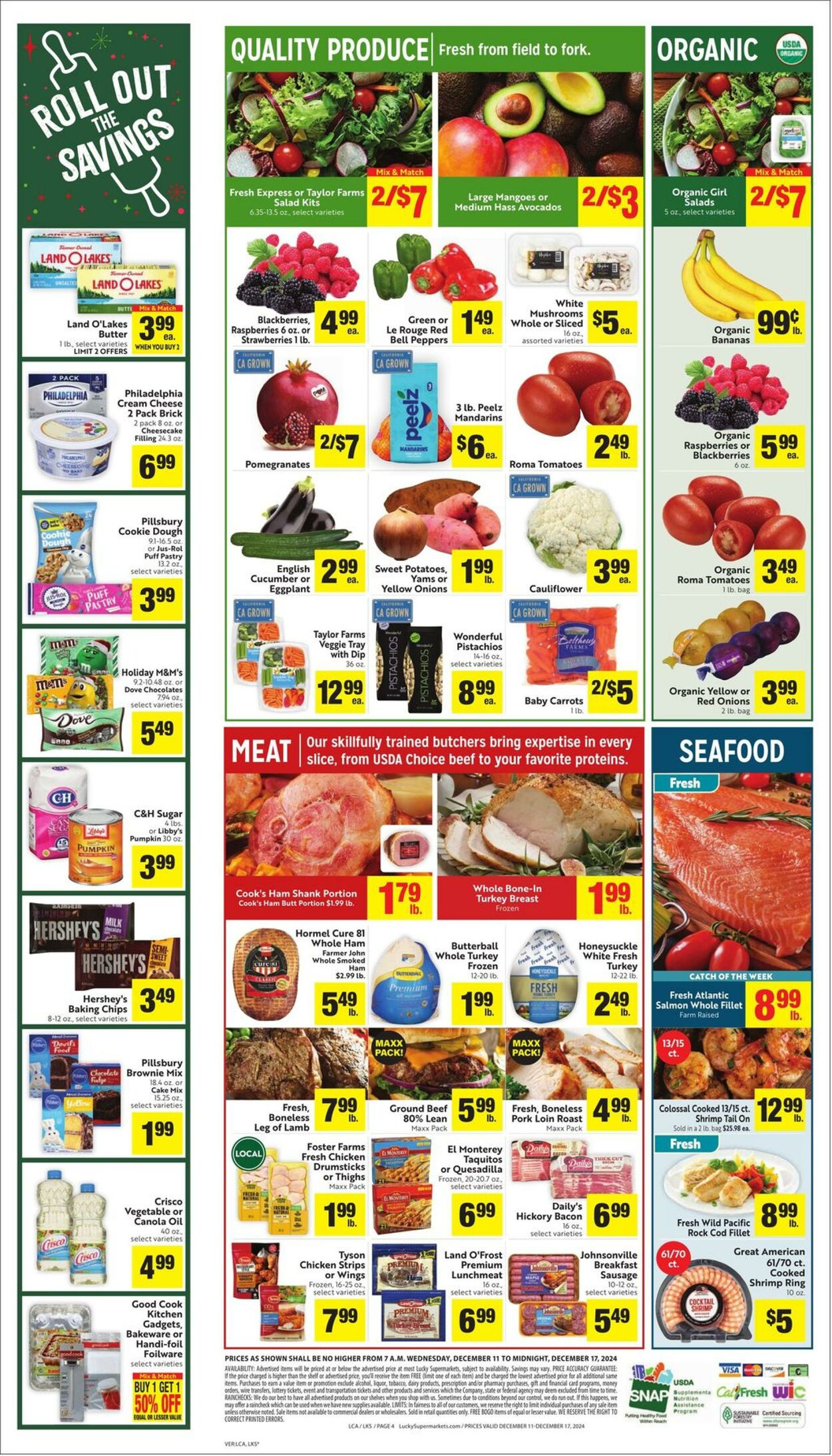 Weekly ad Lucky Supermarkets 12/11/2024 - 12/17/2024