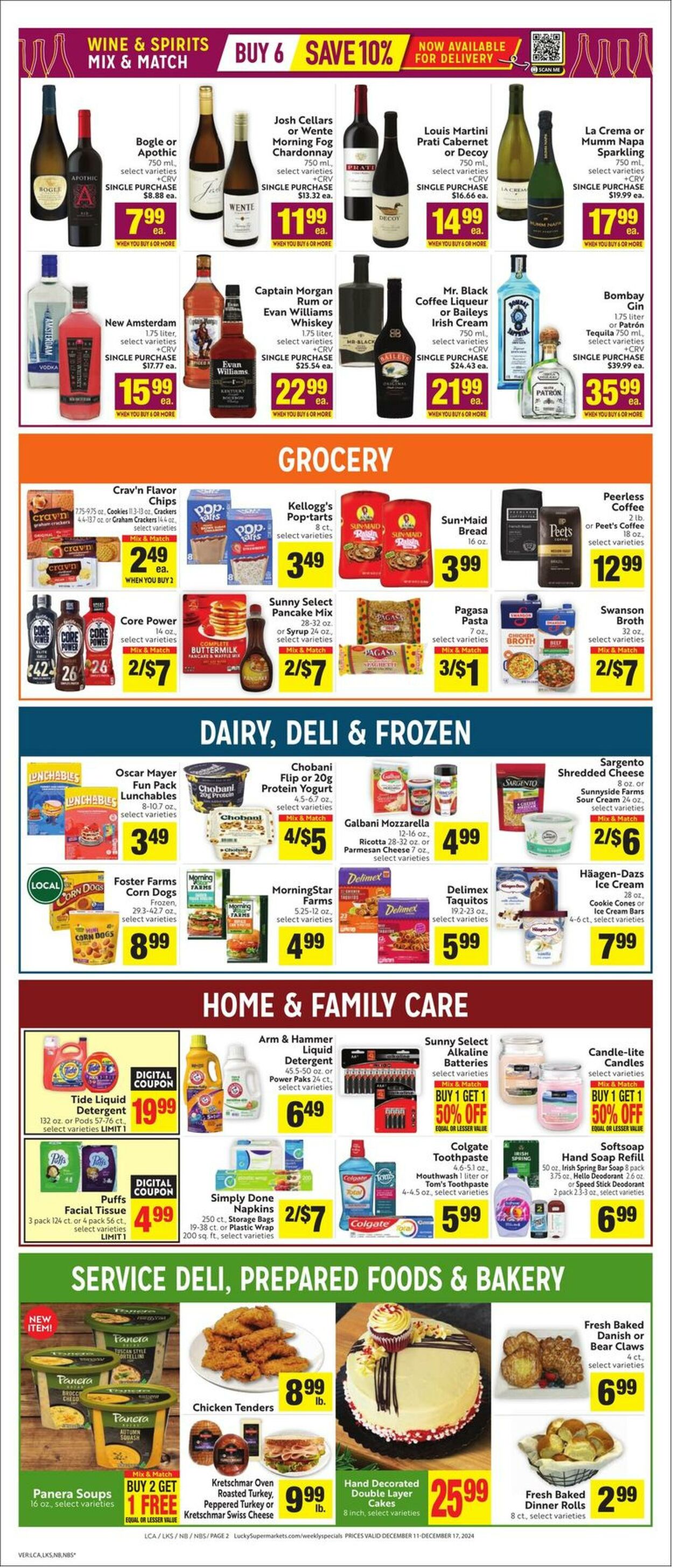 Weekly ad Lucky Supermarkets 12/11/2024 - 12/17/2024