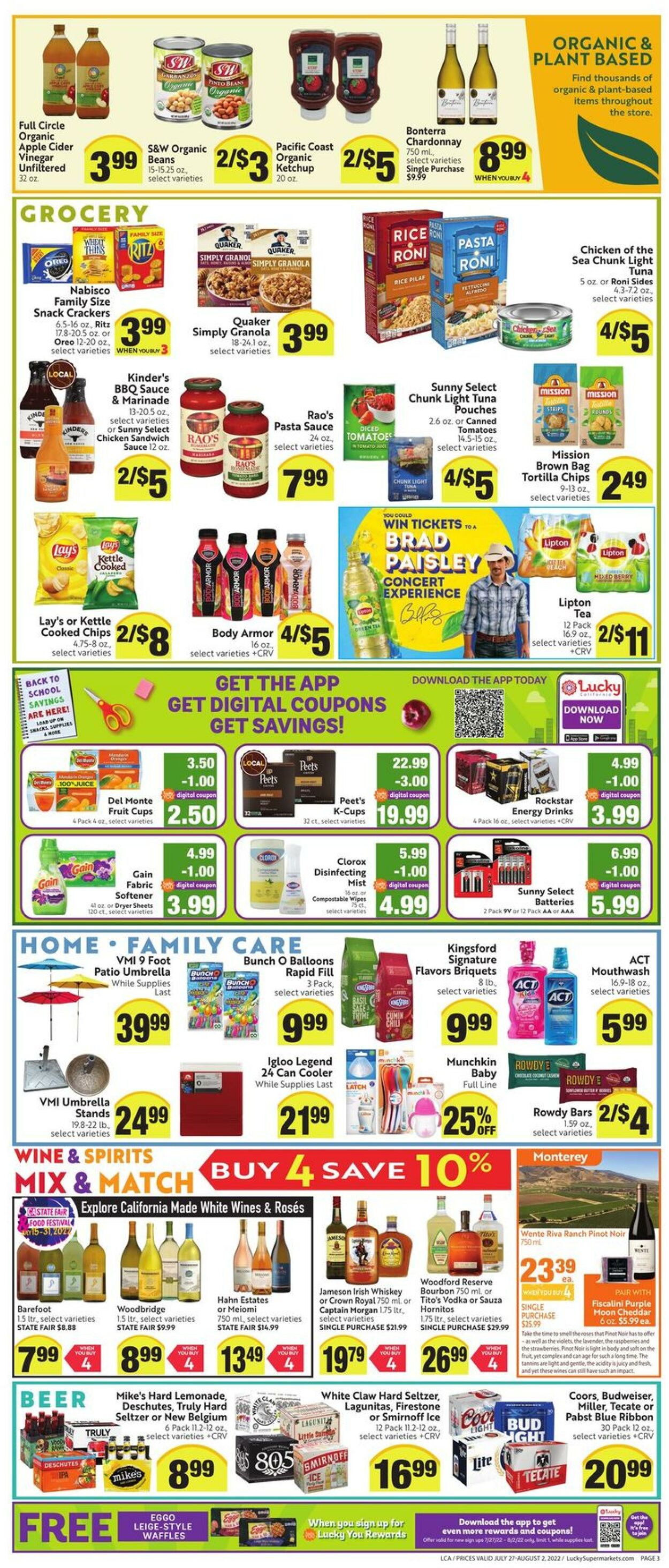 Weekly ad Lucky Supermarkets 07/27/2022 - 08/02/2022