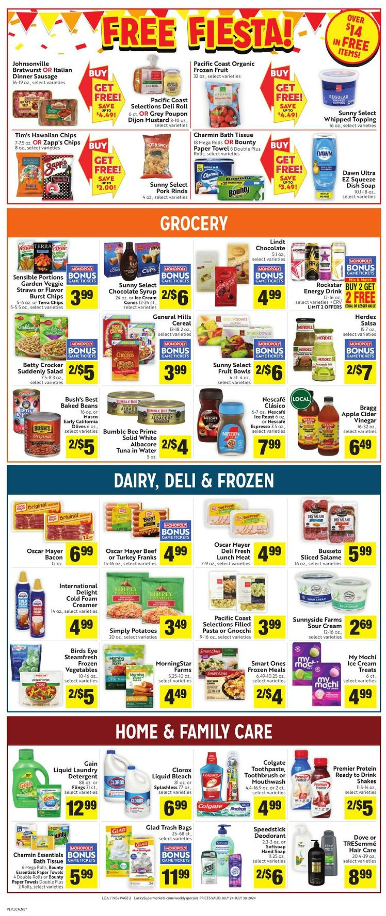 Weekly ad Lucky Supermarkets 07/24/2024 - 07/30/2024