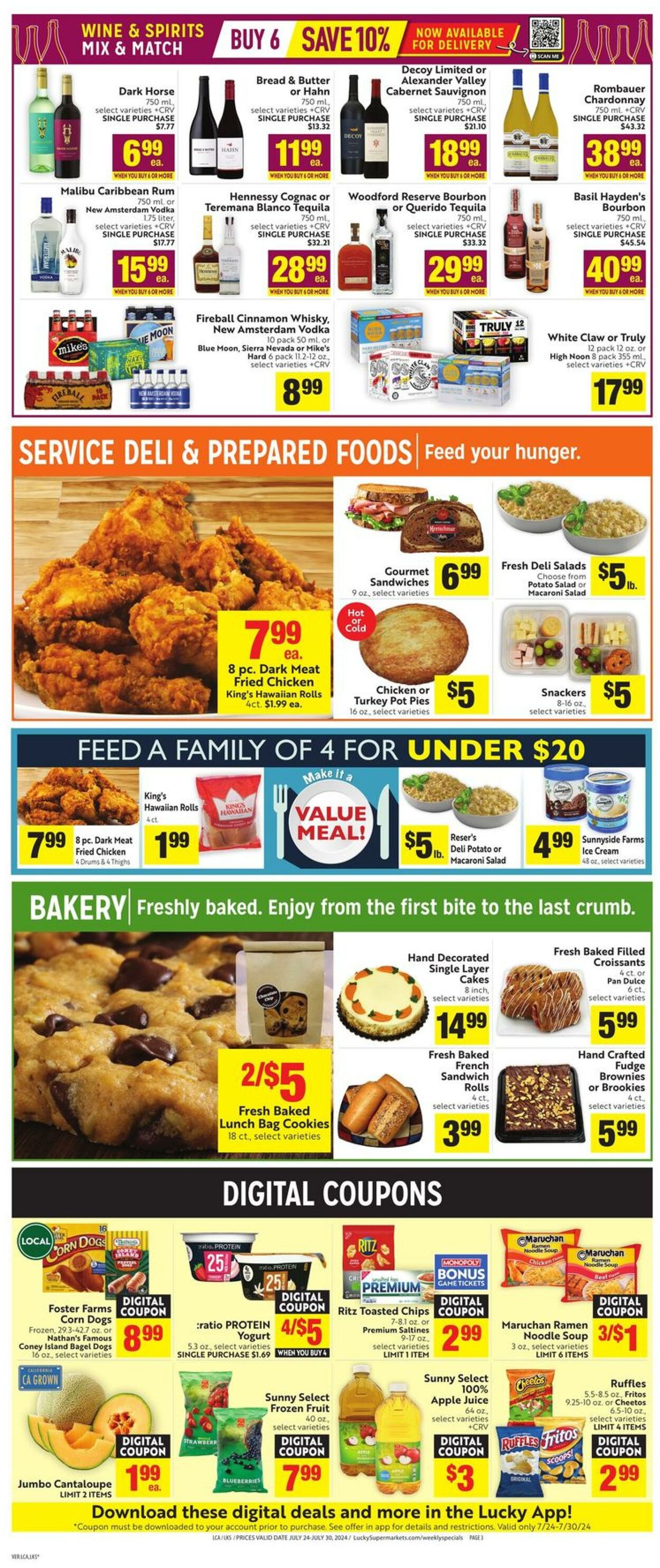 Weekly ad Lucky Supermarkets 07/24/2024 - 07/30/2024