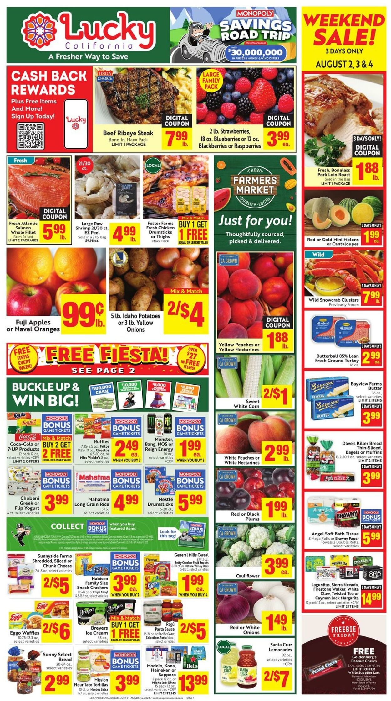 Weekly ad Lucky Supermarkets 07/31/2024 - 08/06/2024