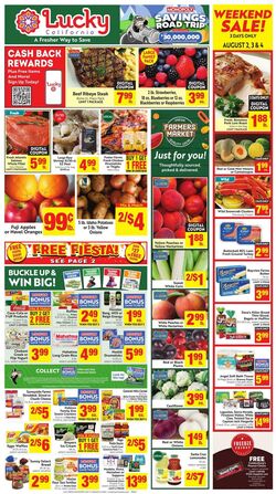 Weekly ad Lucky Supermarkets 07/10/2024 - 08/06/2024