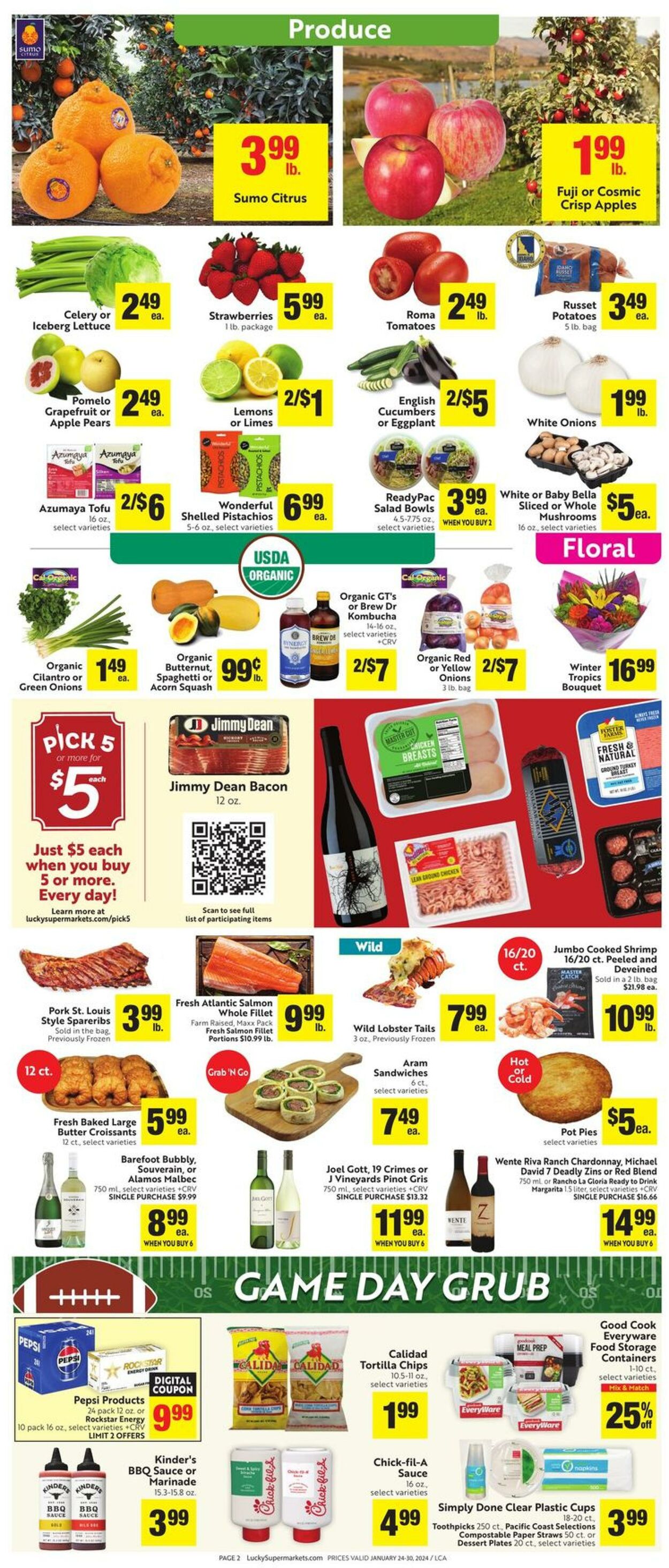 Weekly ad Lucky Supermarkets 01/24/2024 - 01/30/2024