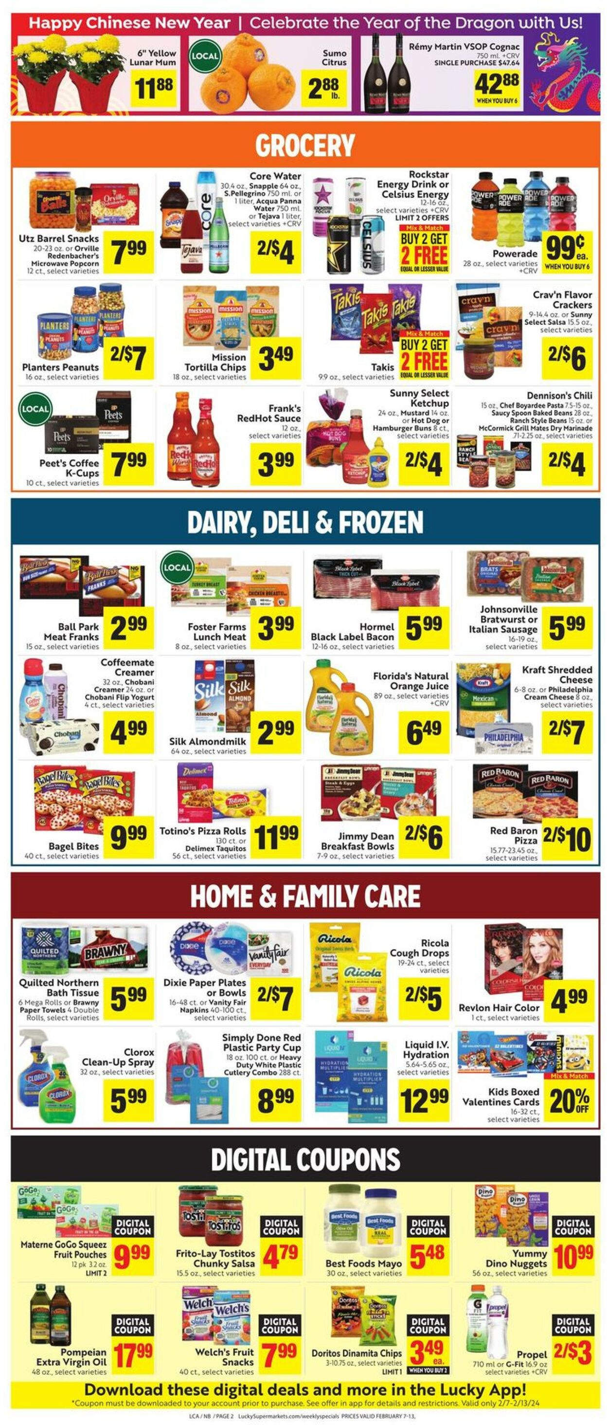 Weekly ad Lucky Supermarkets 02/07/2024 - 02/13/2024
