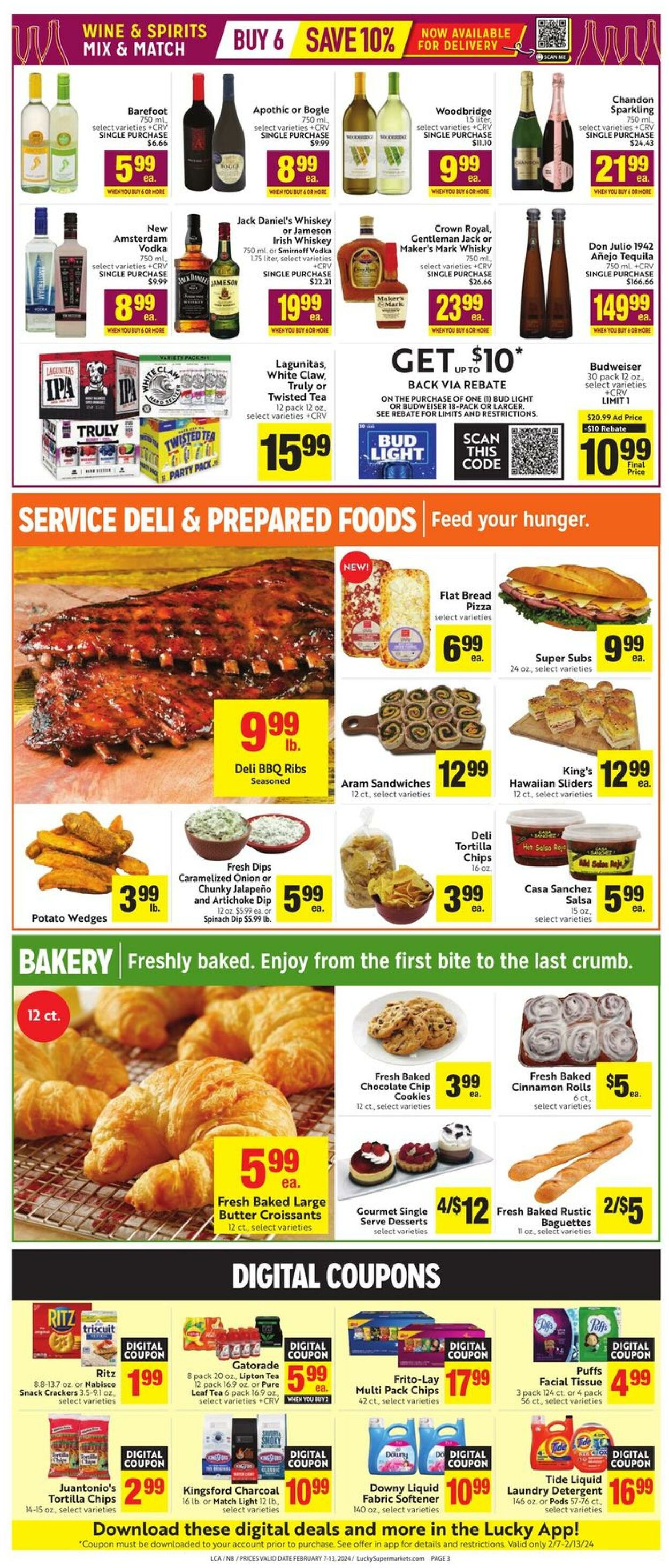 Weekly ad Lucky Supermarkets 02/07/2024 - 02/13/2024
