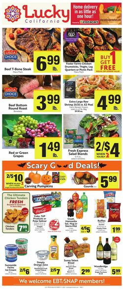 Weekly ad Lucky Supermarkets 10/05/2022-10/11/2022