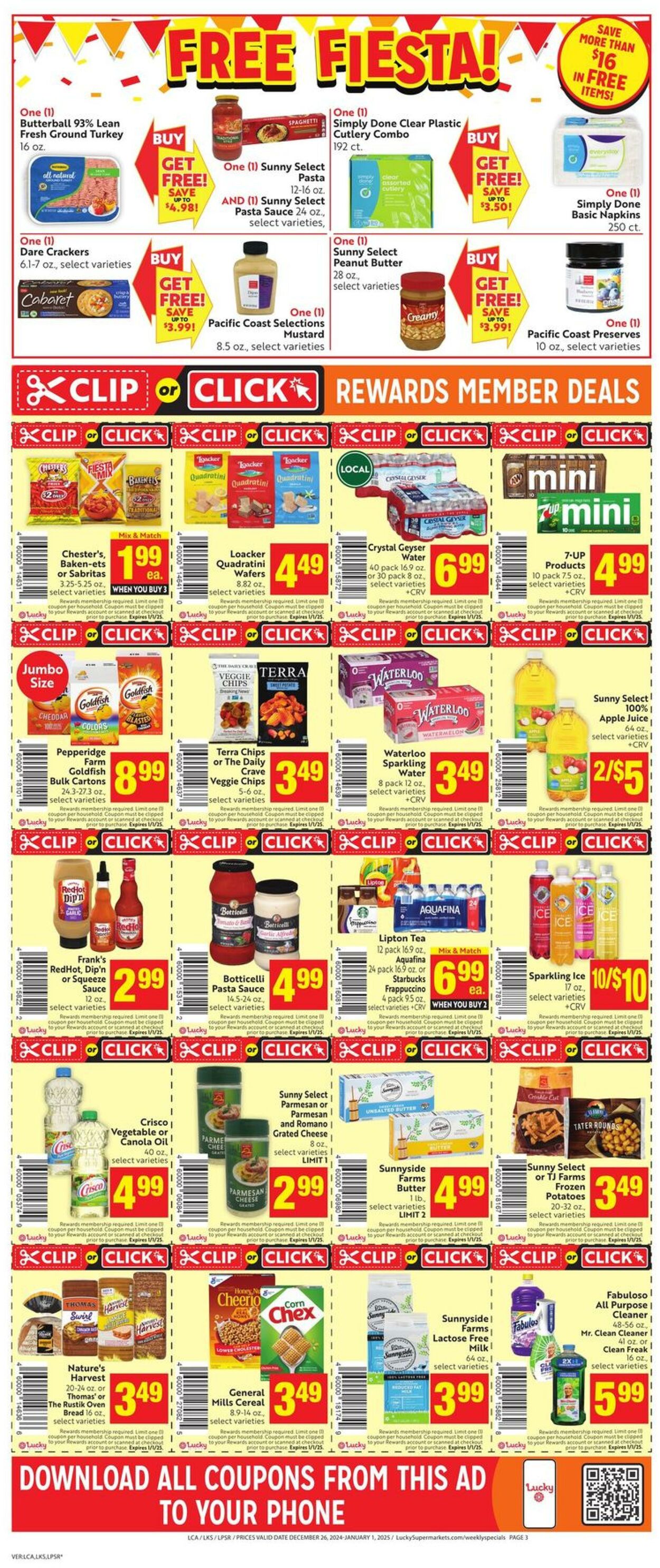 Weekly ad Lucky Supermarkets 12/26/2024 - 01/01/2025