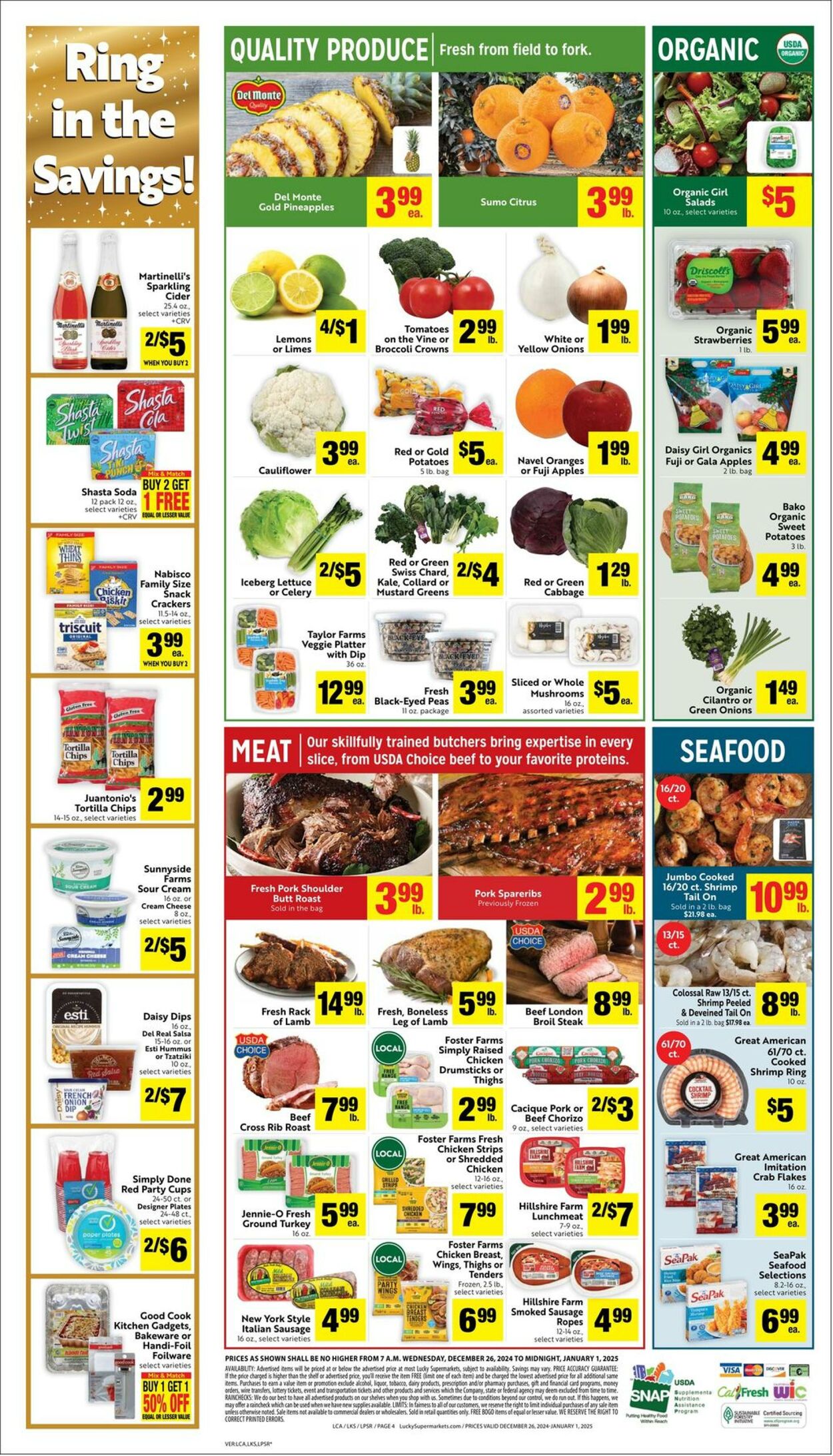 Weekly ad Lucky Supermarkets 12/26/2024 - 01/01/2025