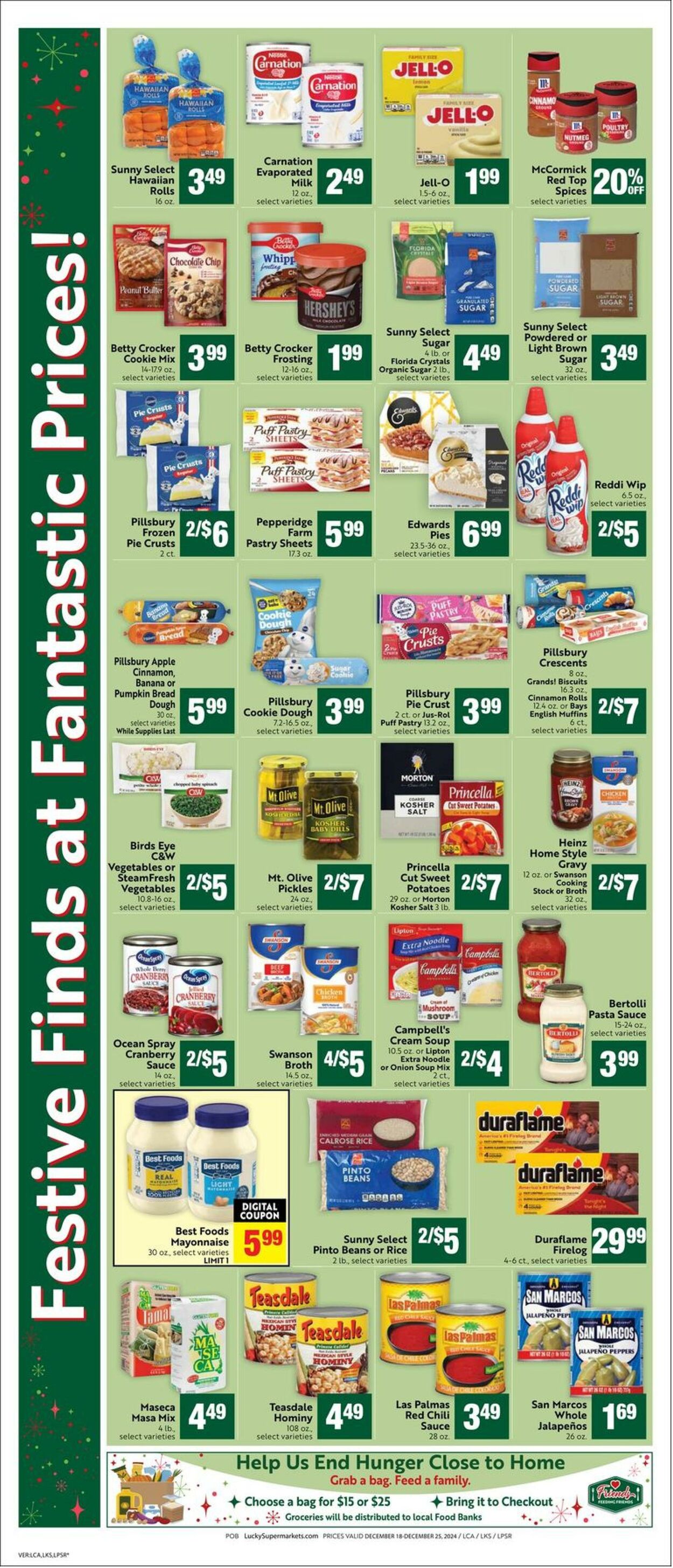 Weekly ad Lucky Supermarkets 12/18/2024 - 12/25/2024