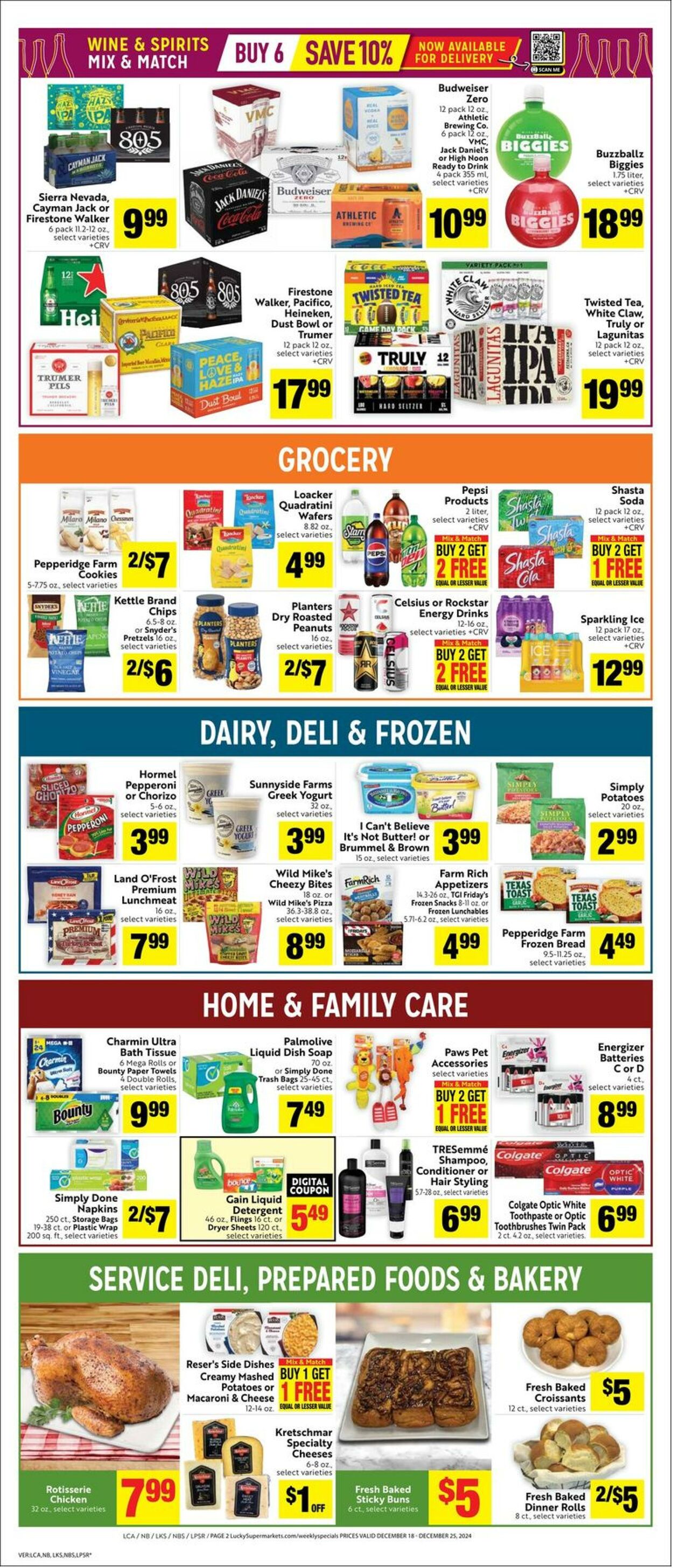 Weekly ad Lucky Supermarkets 12/18/2024 - 12/25/2024