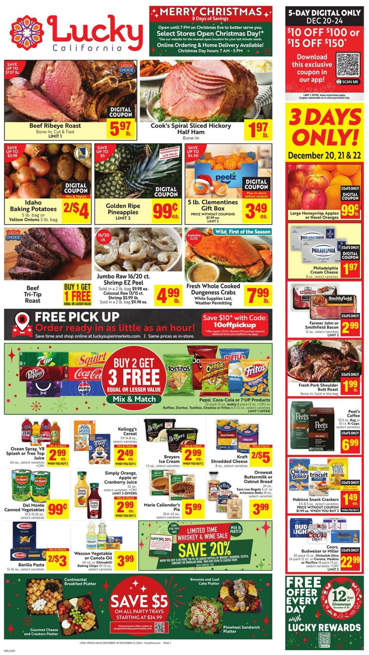 Weekly ad Lucky Supermarkets 12/18/2024 - 12/25/2024