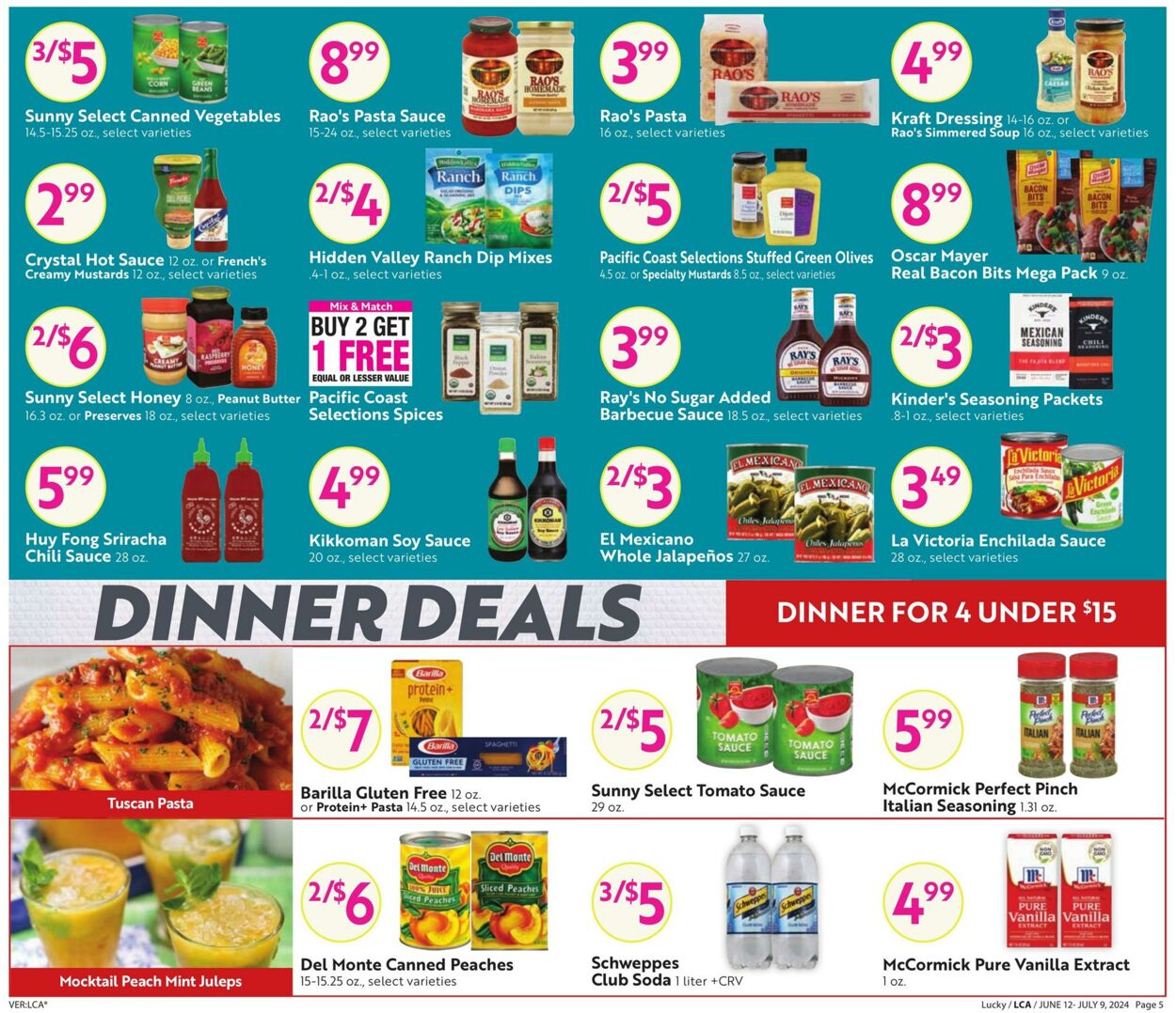 Weekly ad Lucky Supermarkets 06/12/2024 - 07/09/2024