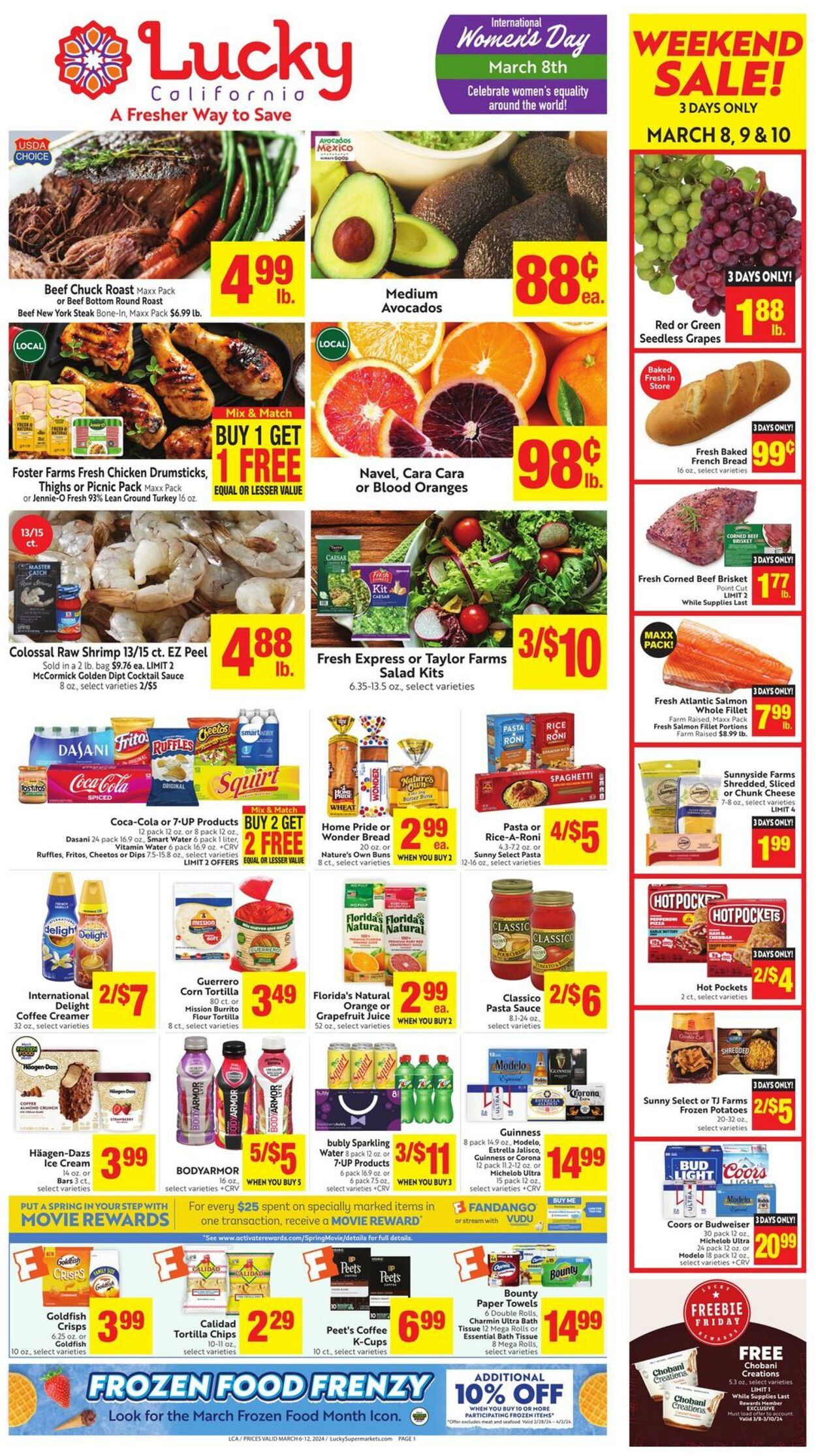 Weekly ad Lucky Supermarkets 03/06/2024 - 03/12/2024