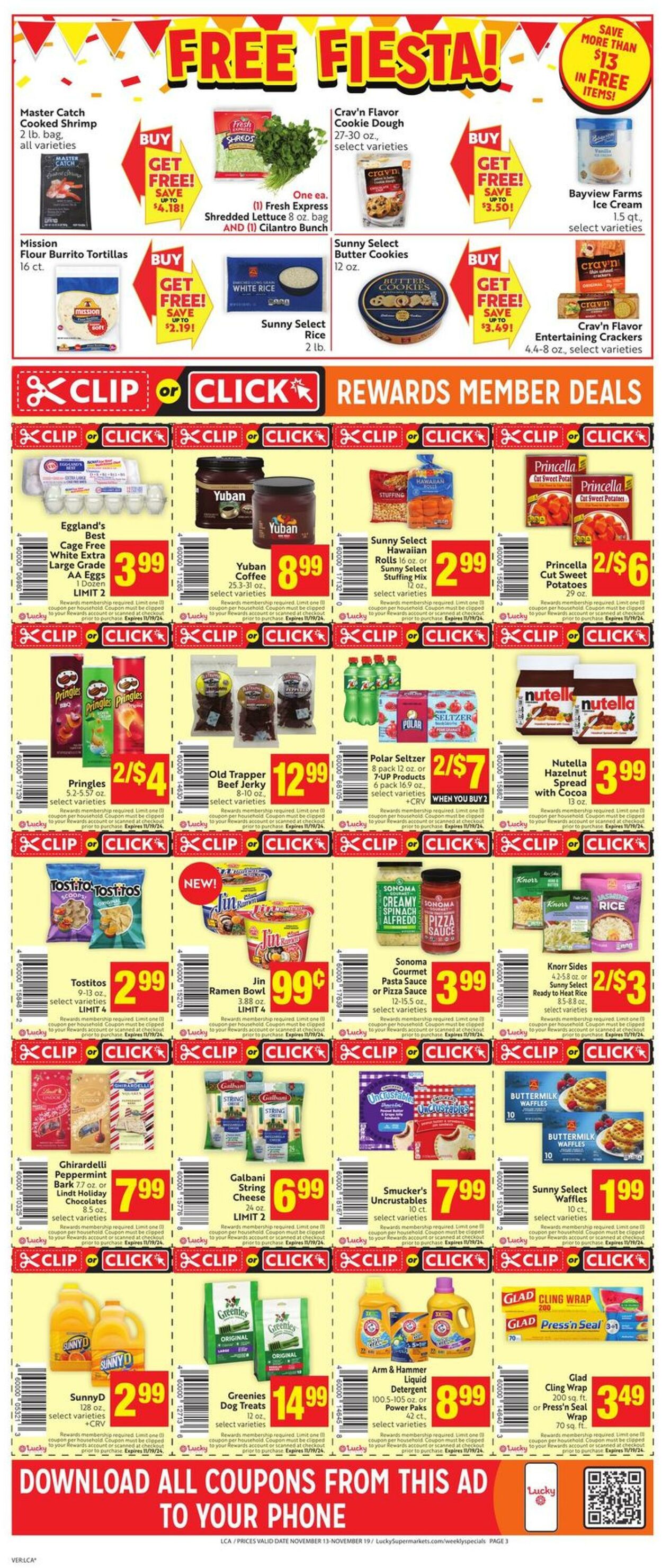 Weekly ad Lucky Supermarkets 11/13/2024 - 11/19/2024