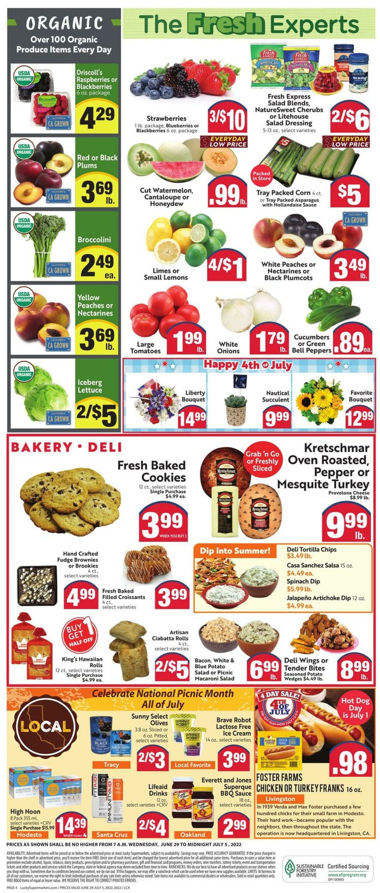 Weekly ad Lucky Supermarkets 06/29/2022 - 07/05/2022
