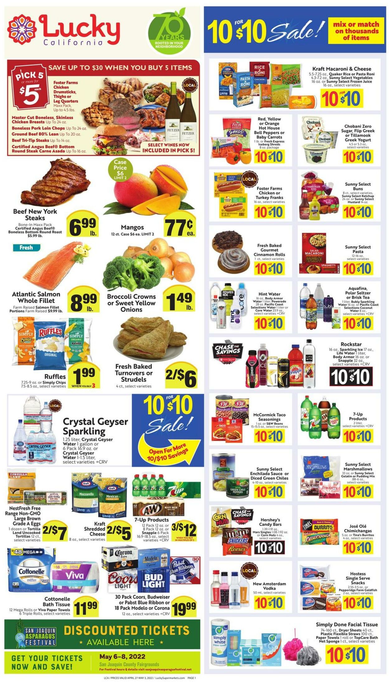 Weekly ad Lucky Supermarkets 04/27/2022-05/03/2022