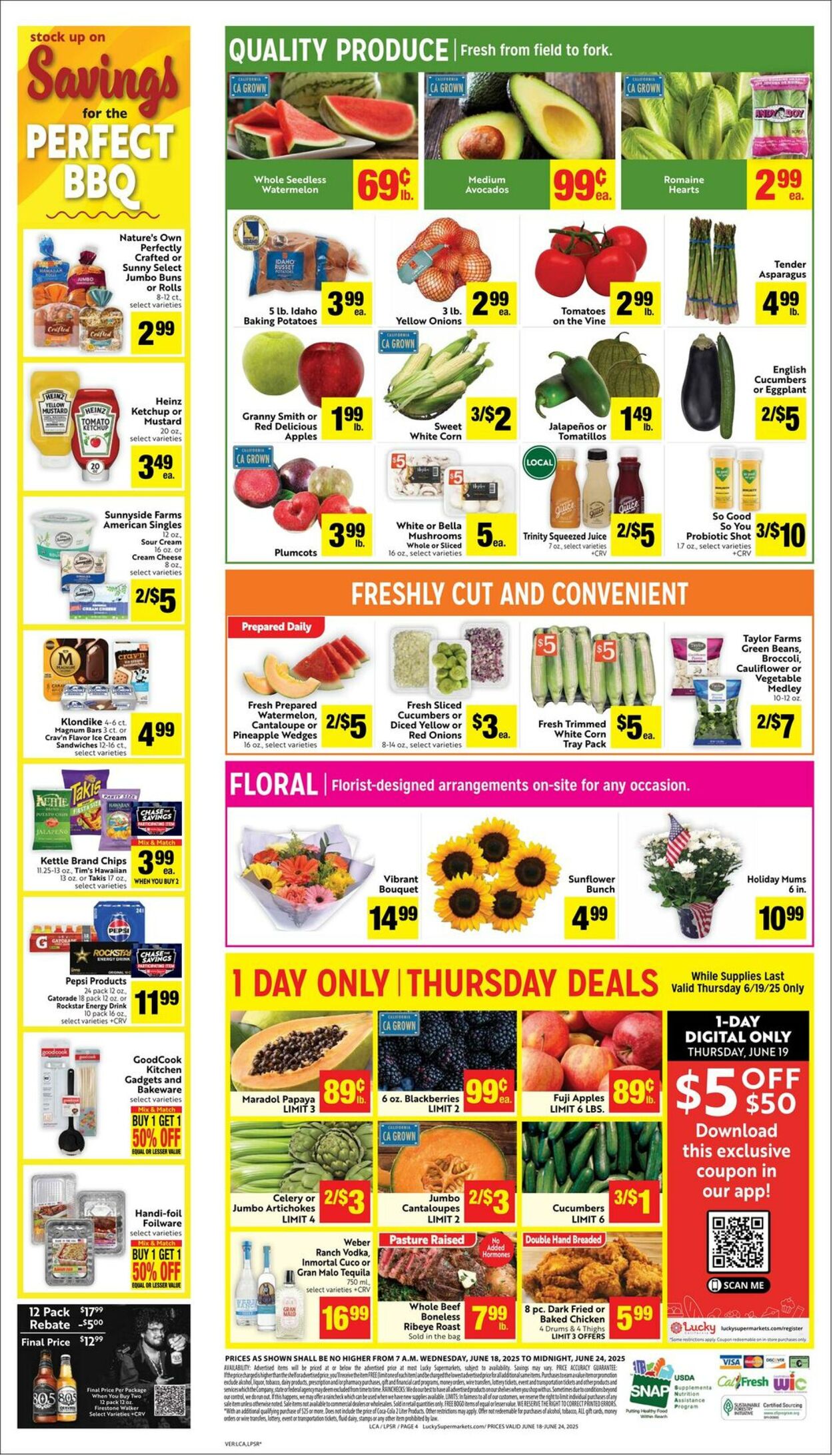 Weekly ad Lucky Supermarkets 06/18/2025 - 06/24/2025