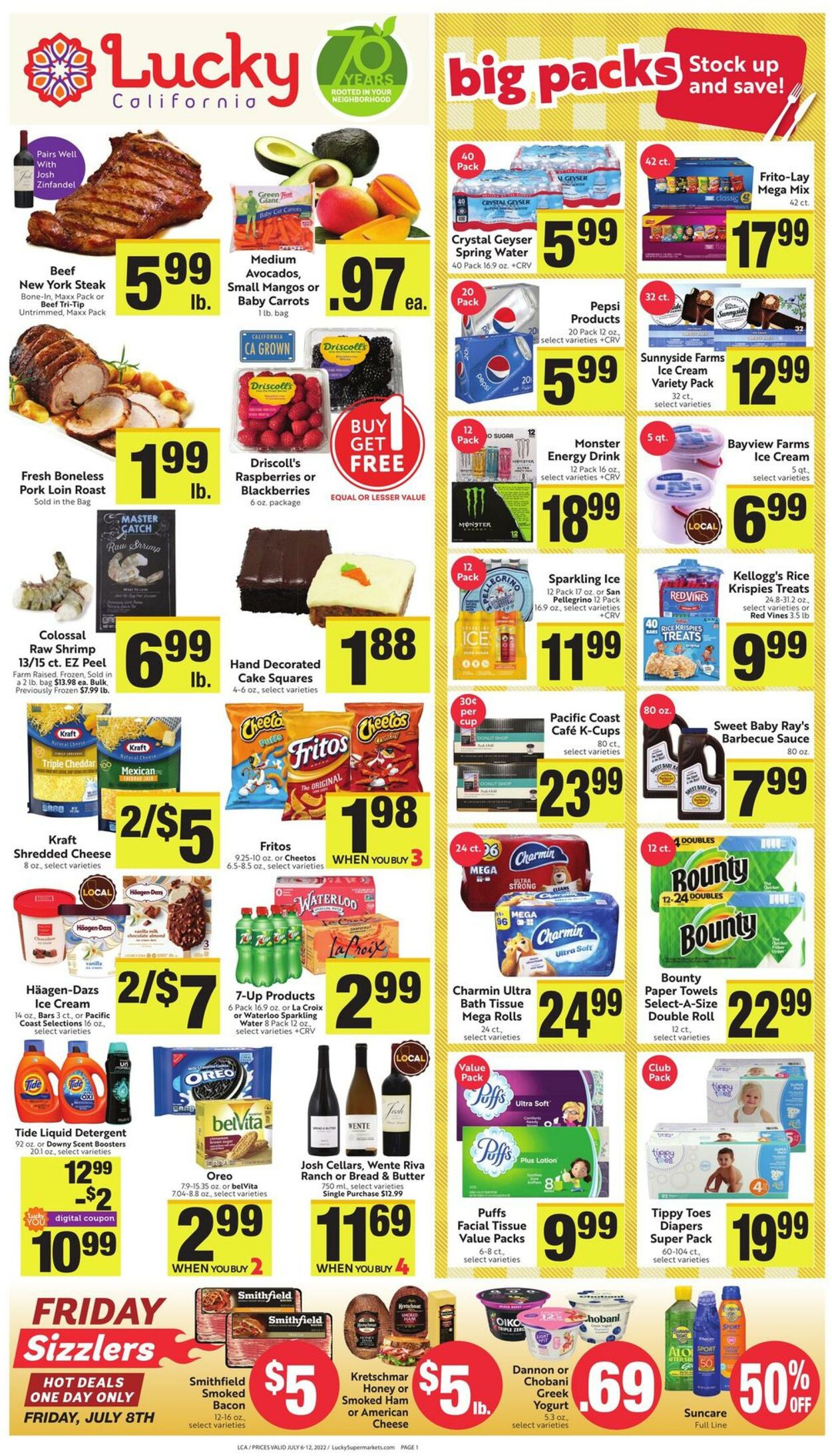 Weekly ad Lucky Supermarkets 07/06/2022-07/12/2022
