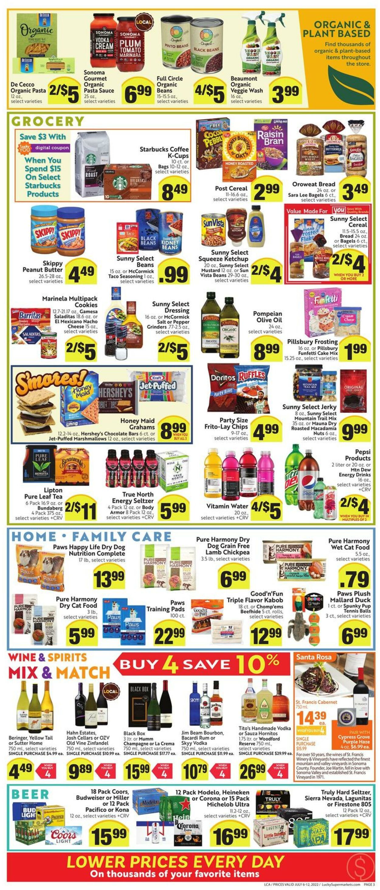 Weekly ad Lucky Supermarkets 07/06/2022 - 07/12/2022