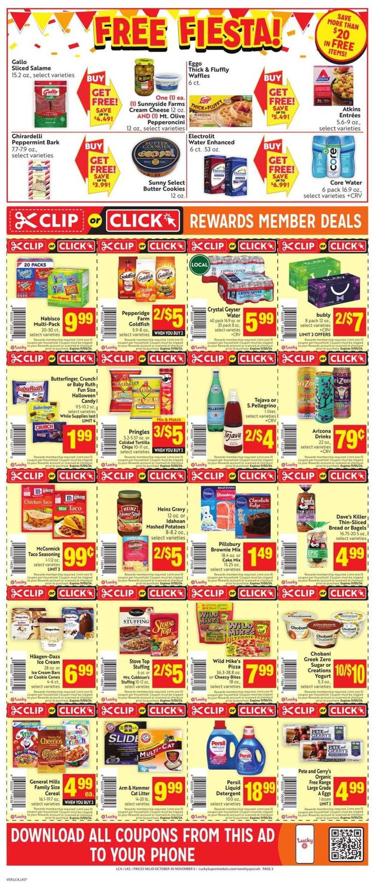 Weekly ad Lucky Supermarkets 10/30/2024 - 11/05/2024