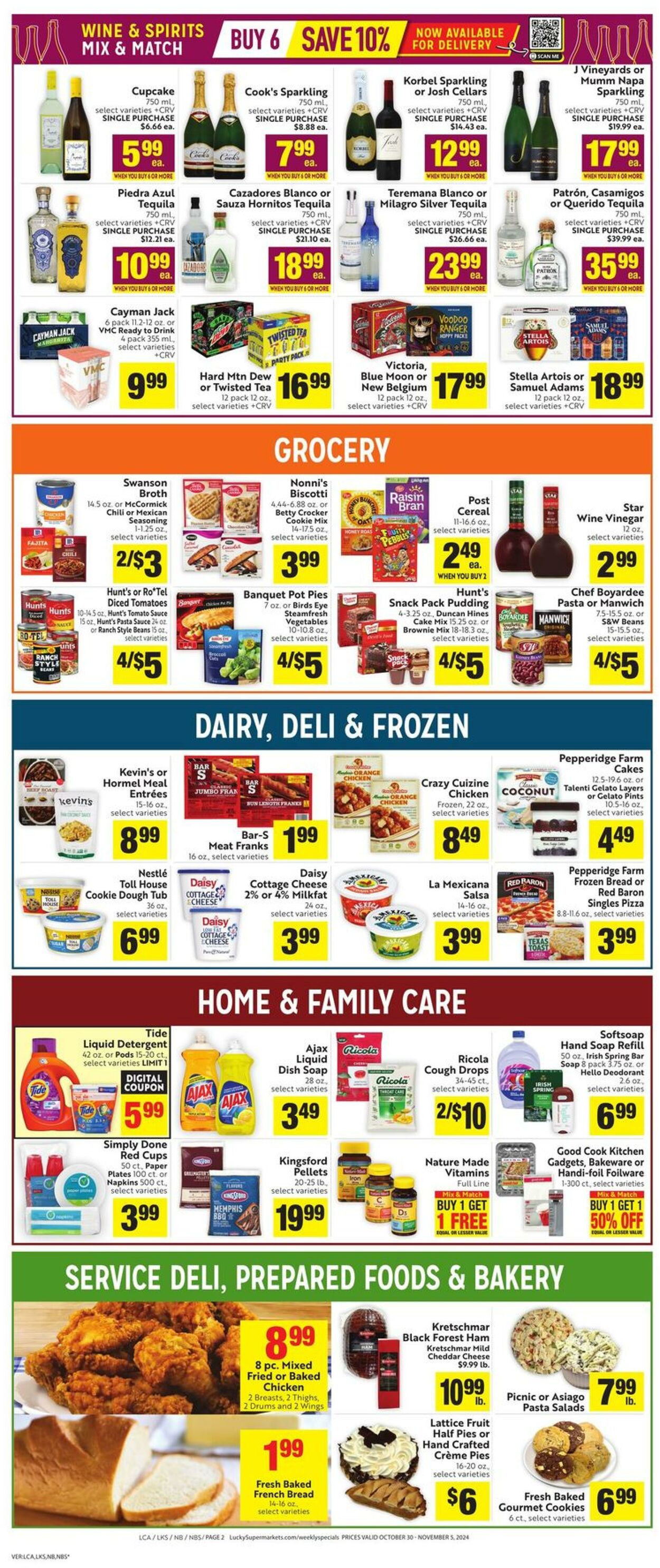 Weekly ad Lucky Supermarkets 10/30/2024 - 11/05/2024