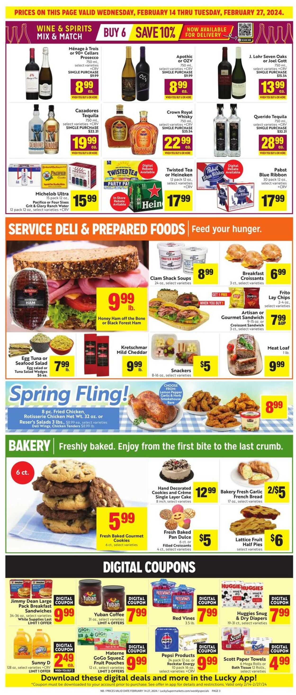 Weekly ad Lucky Supermarkets 02/14/2024 - 02/20/2024