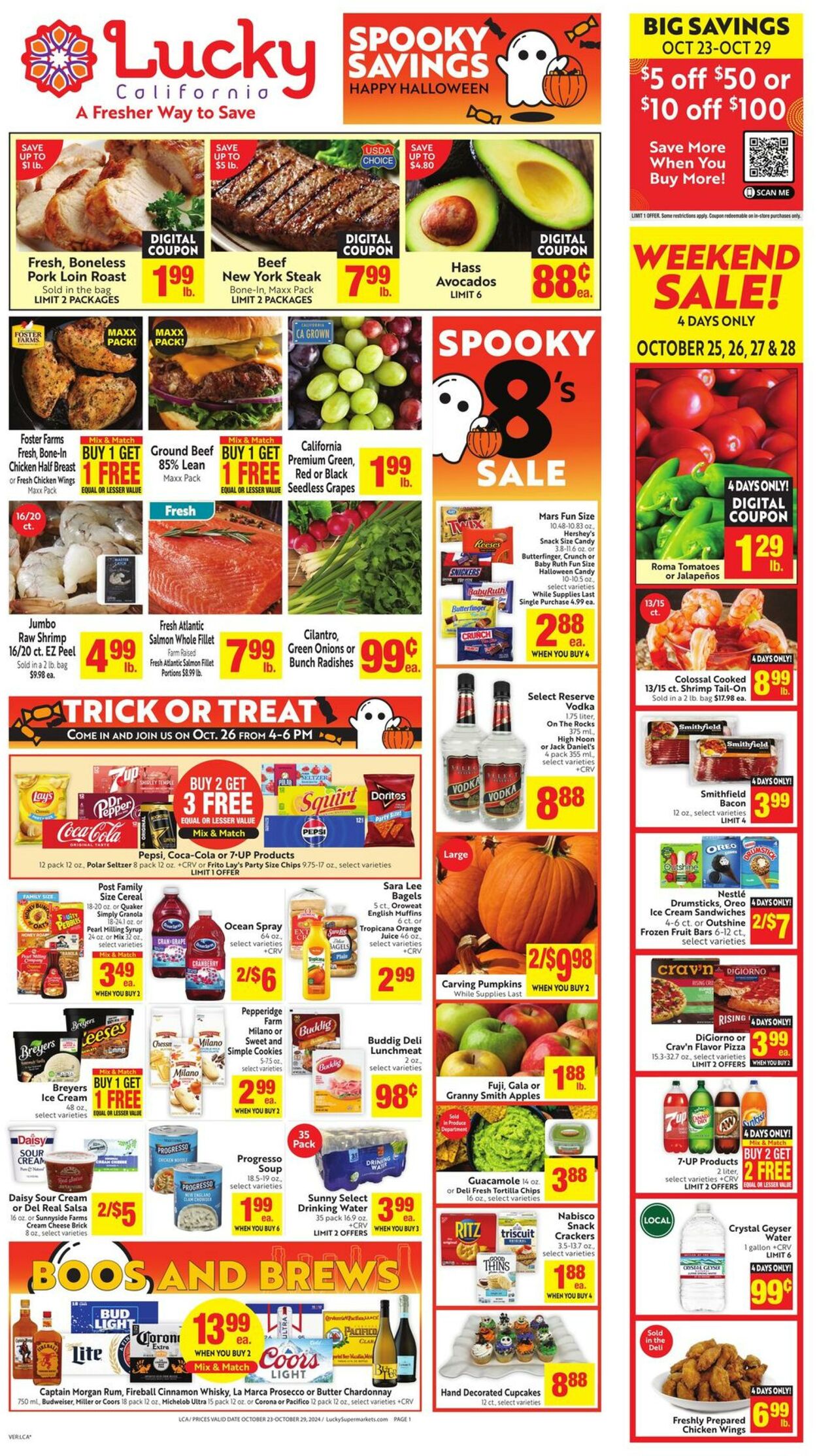 Weekly ad Lucky Supermarkets 10/23/2024 - 10/29/2024