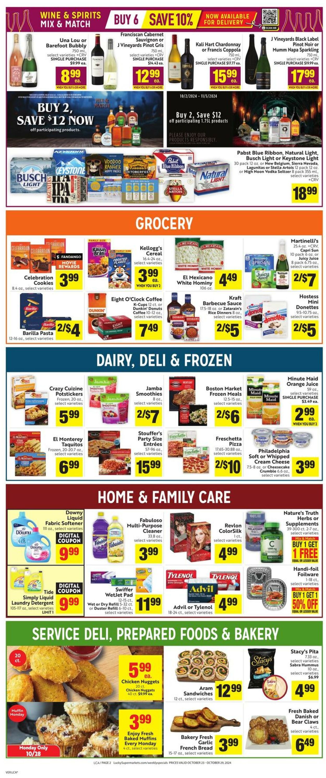 Weekly ad Lucky Supermarkets 10/23/2024 - 10/29/2024