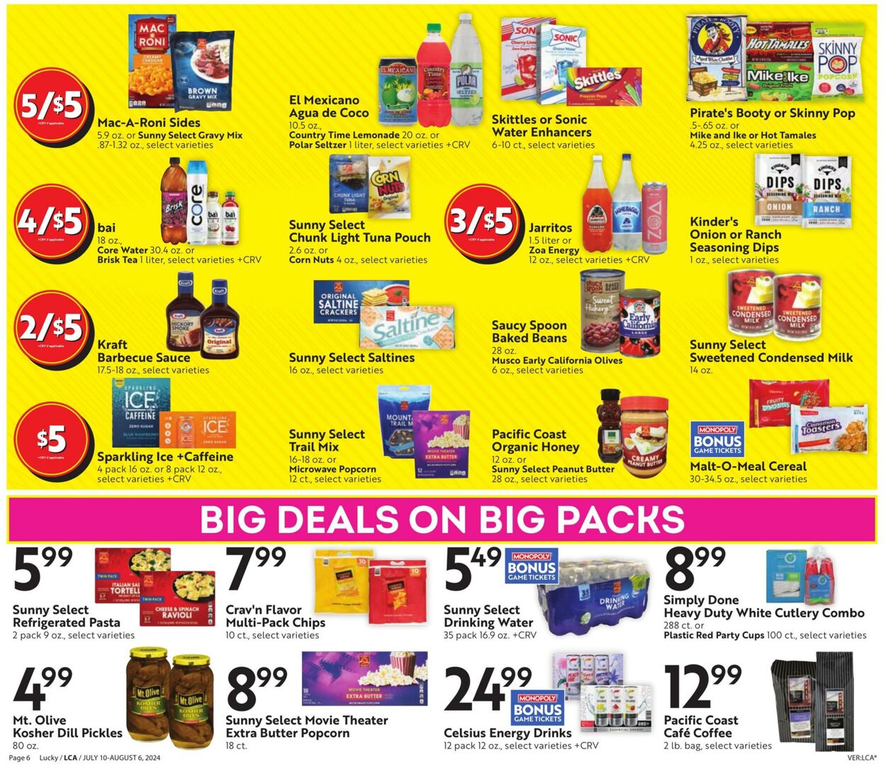 Weekly ad Lucky Supermarkets 07/10/2024 - 08/06/2024