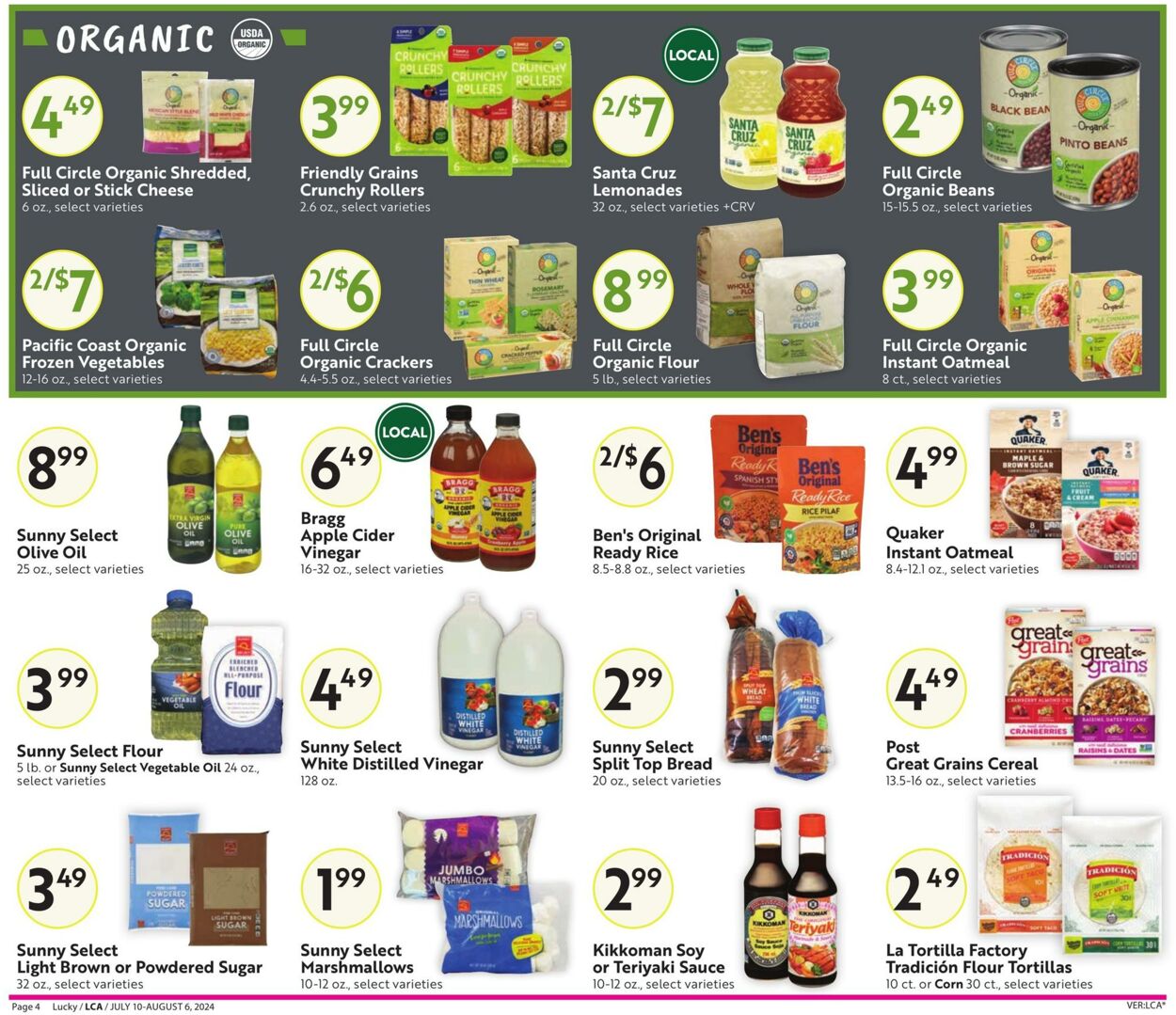 Weekly ad Lucky Supermarkets 07/10/2024 - 08/06/2024