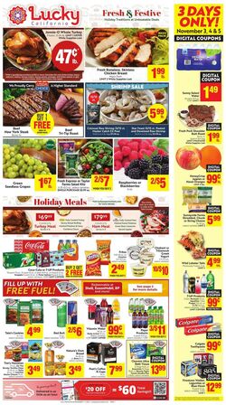 Weekly ad Lucky Supermarkets 11/01/2023 - 11/07/2023