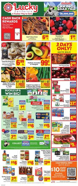 Weekly ad Lucky Supermarkets 07/17/2024 - 07/23/2024