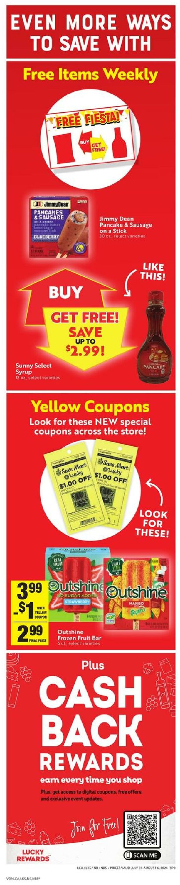 Weekly ad Lucky Supermarkets 07/31/2024 - 08/06/2024