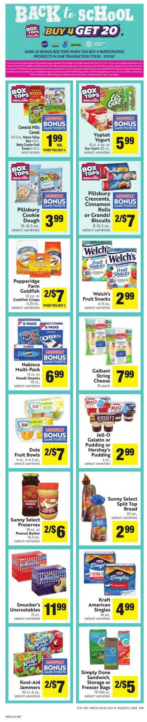 Weekly ad Lucky Supermarkets 07/31/2024 - 08/06/2024