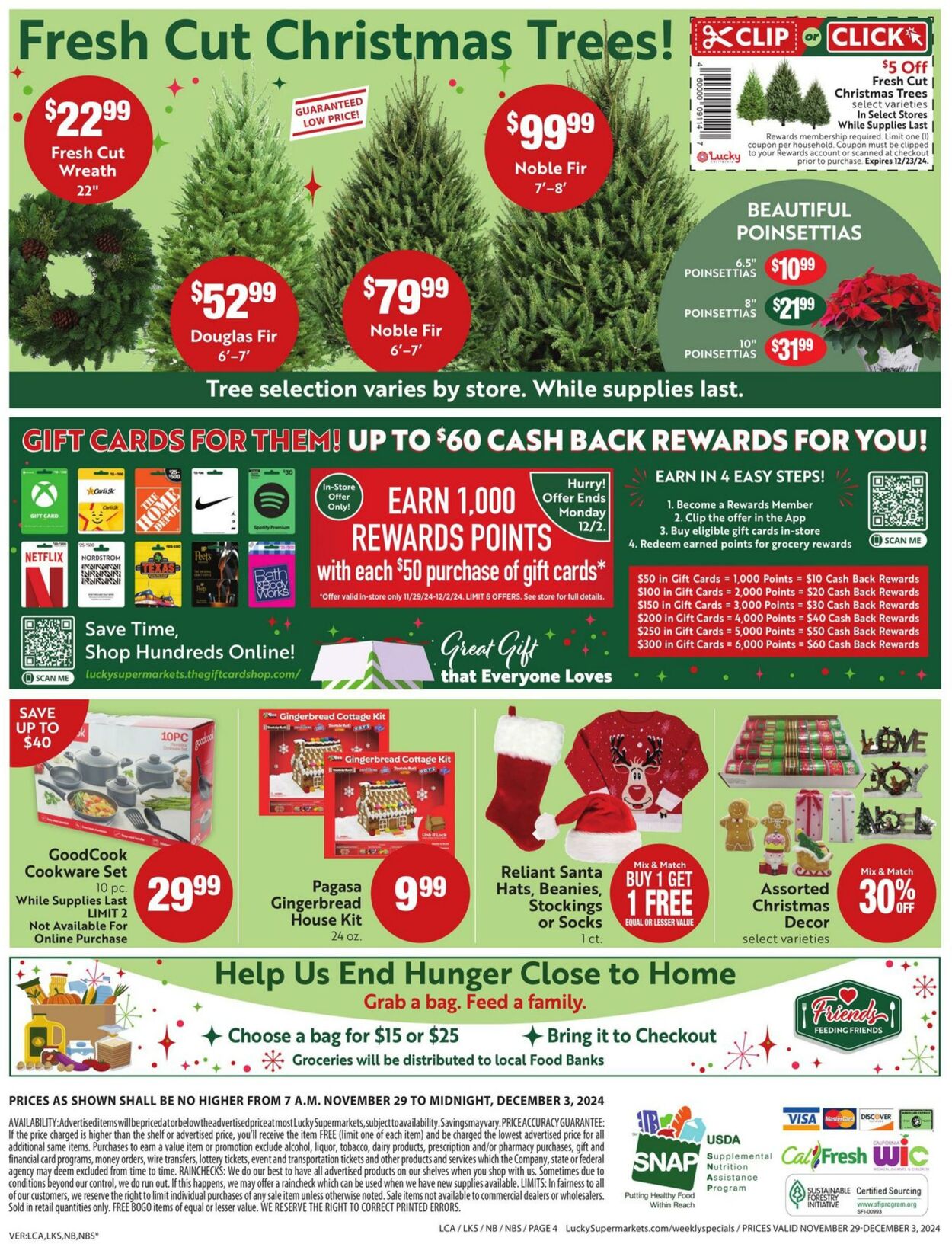 Weekly ad Lucky Supermarkets 11/29/2024 - 12/03/2024