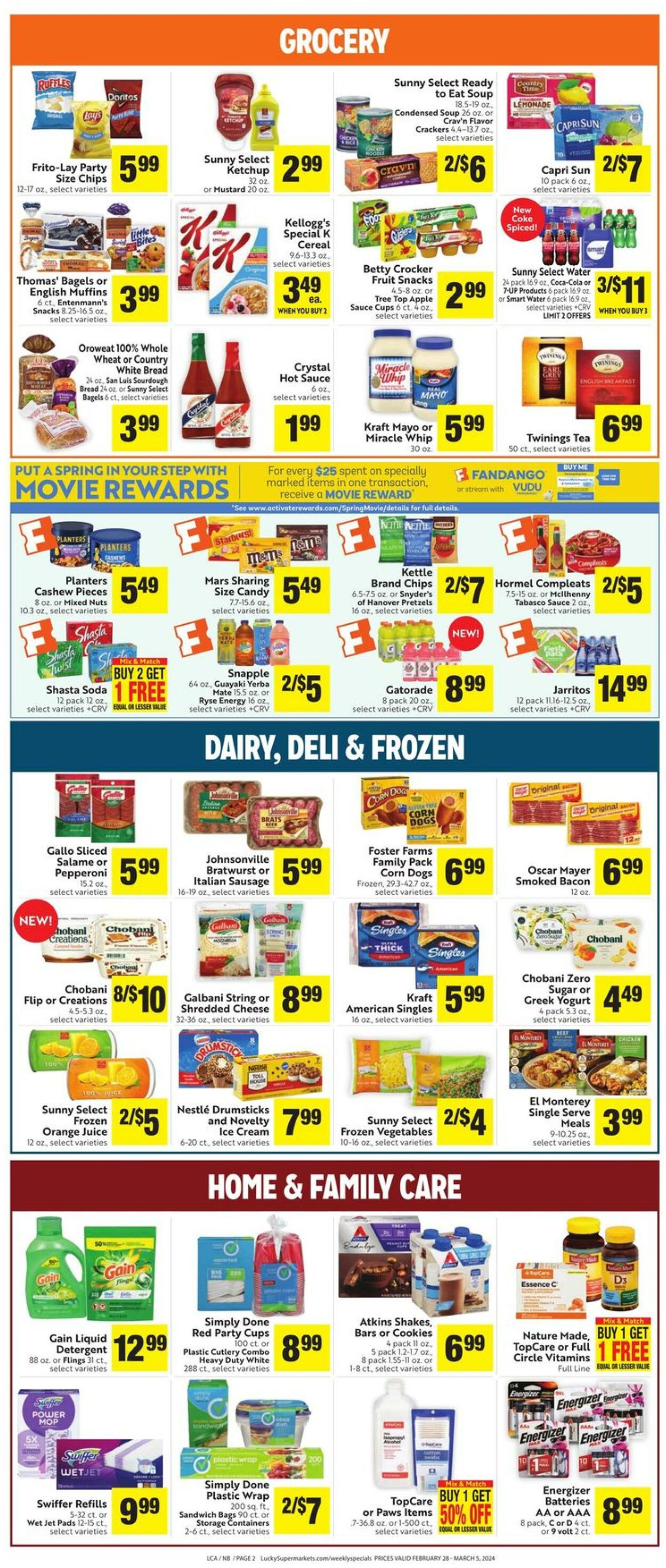 Weekly ad Lucky Supermarkets 02/28/2024 - 03/05/2024