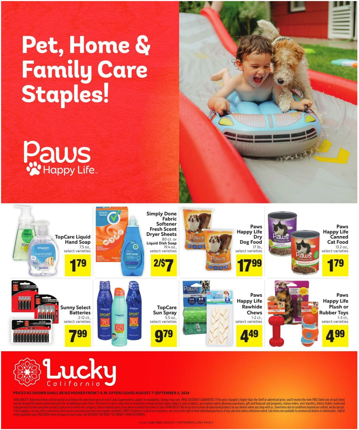 Weekly ad Lucky Supermarkets 08/07/2024 - 09/03/2024