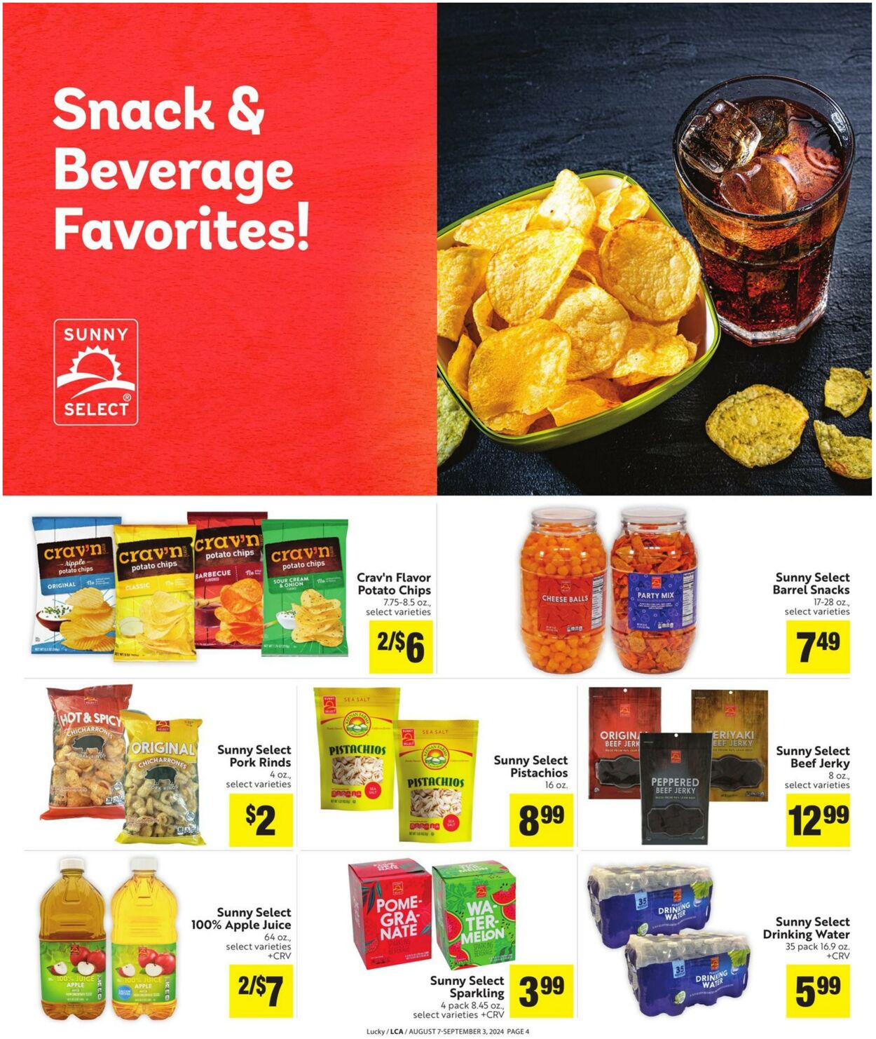 Weekly ad Lucky Supermarkets 08/07/2024 - 09/03/2024