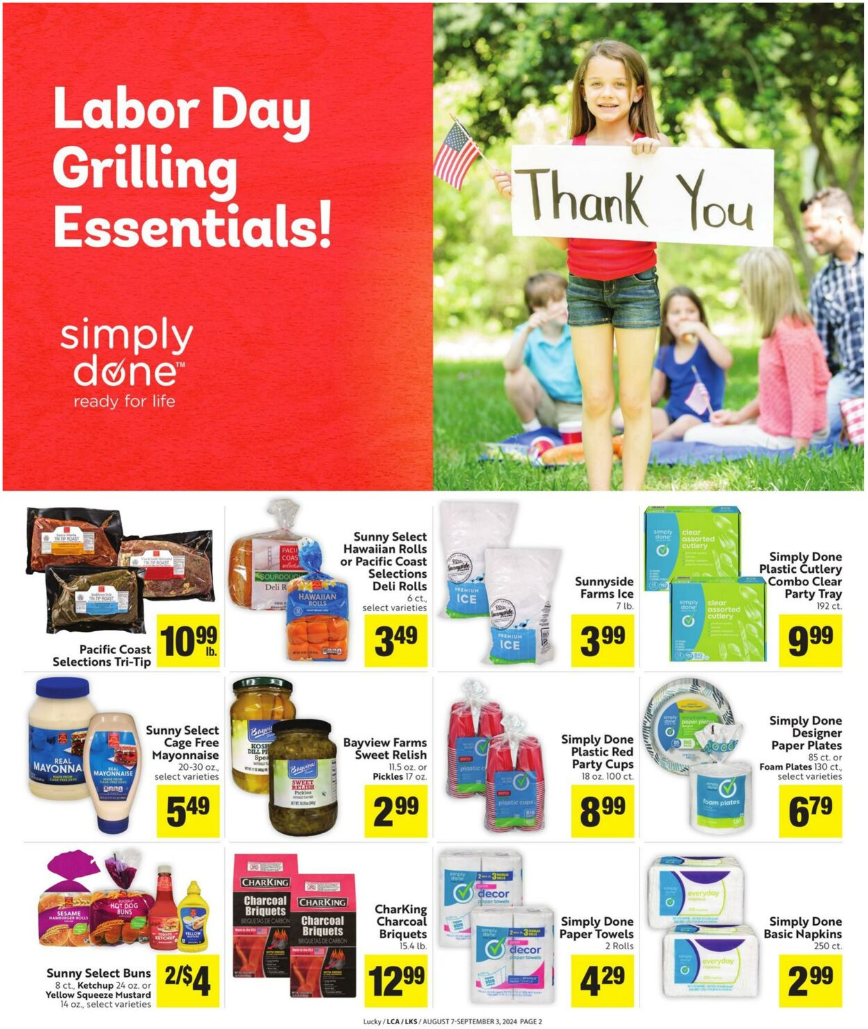 Weekly ad Lucky Supermarkets 08/07/2024 - 09/03/2024