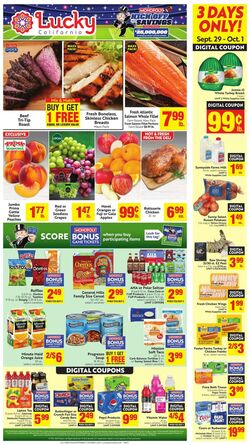 Weekly ad Lucky Supermarkets 09/27/2023 - 10/03/2023