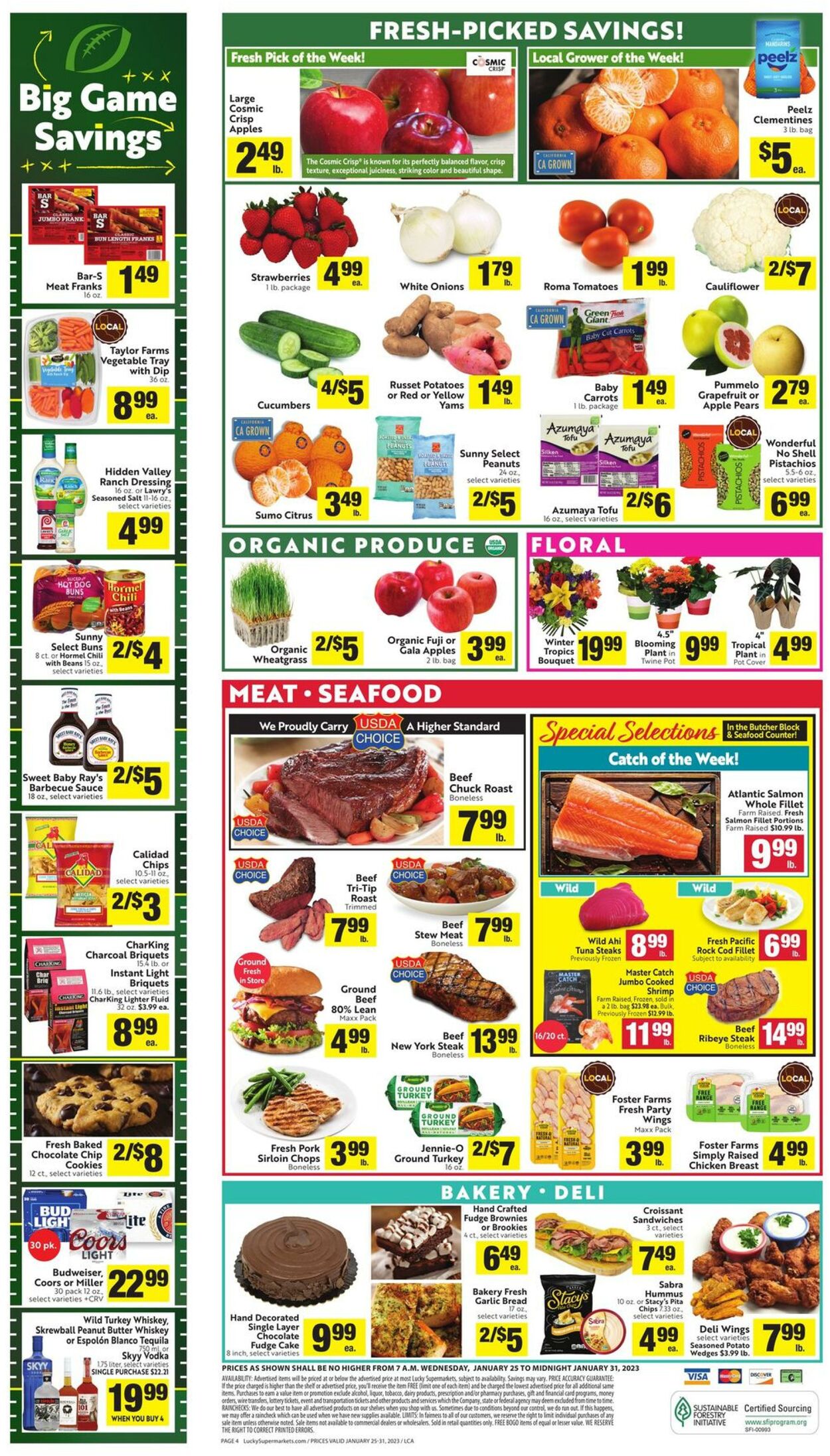 Weekly ad Lucky Supermarkets 01/25/2023 - 01/31/2023