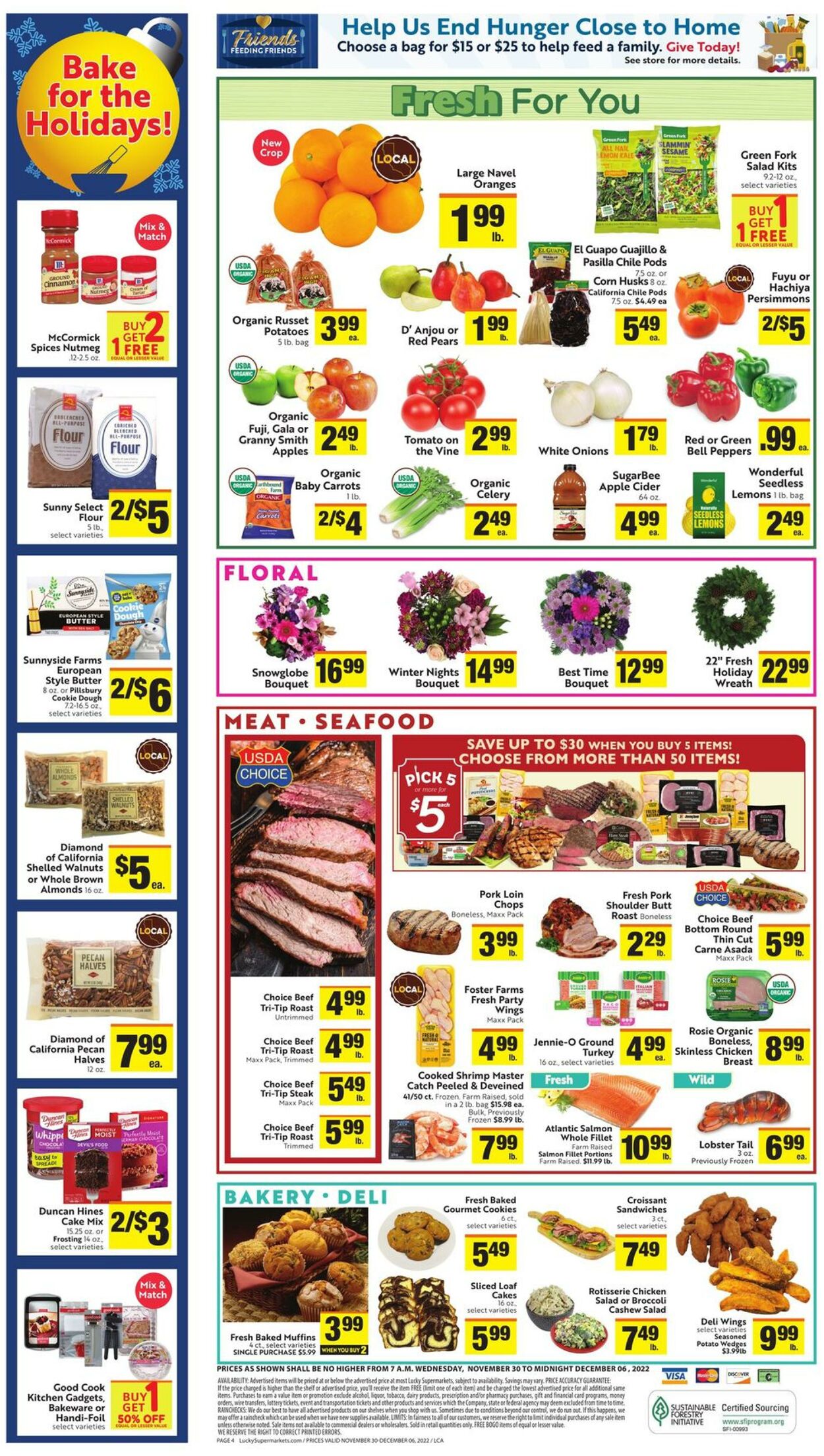 Weekly ad Lucky Supermarkets 11/30/2022 - 12/06/2022