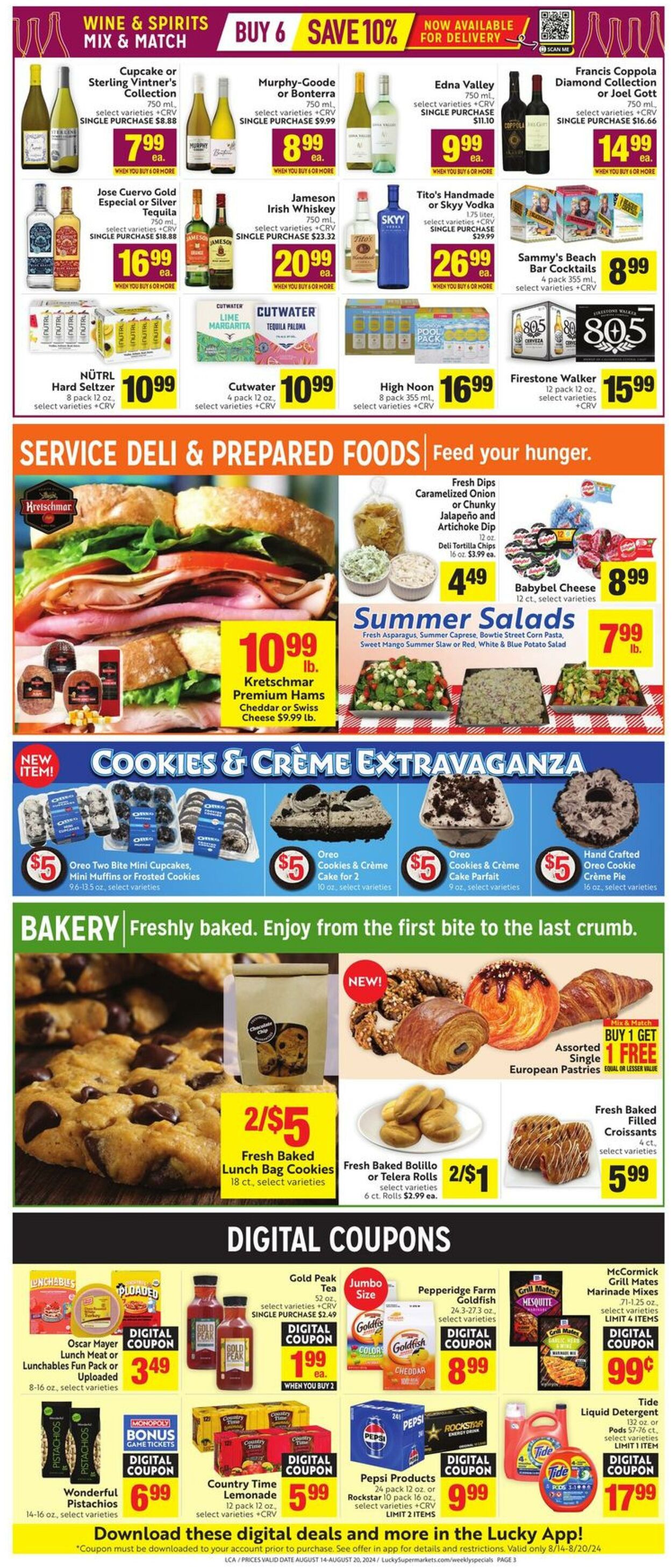 Weekly ad Lucky Supermarkets 08/14/2024 - 08/20/2024