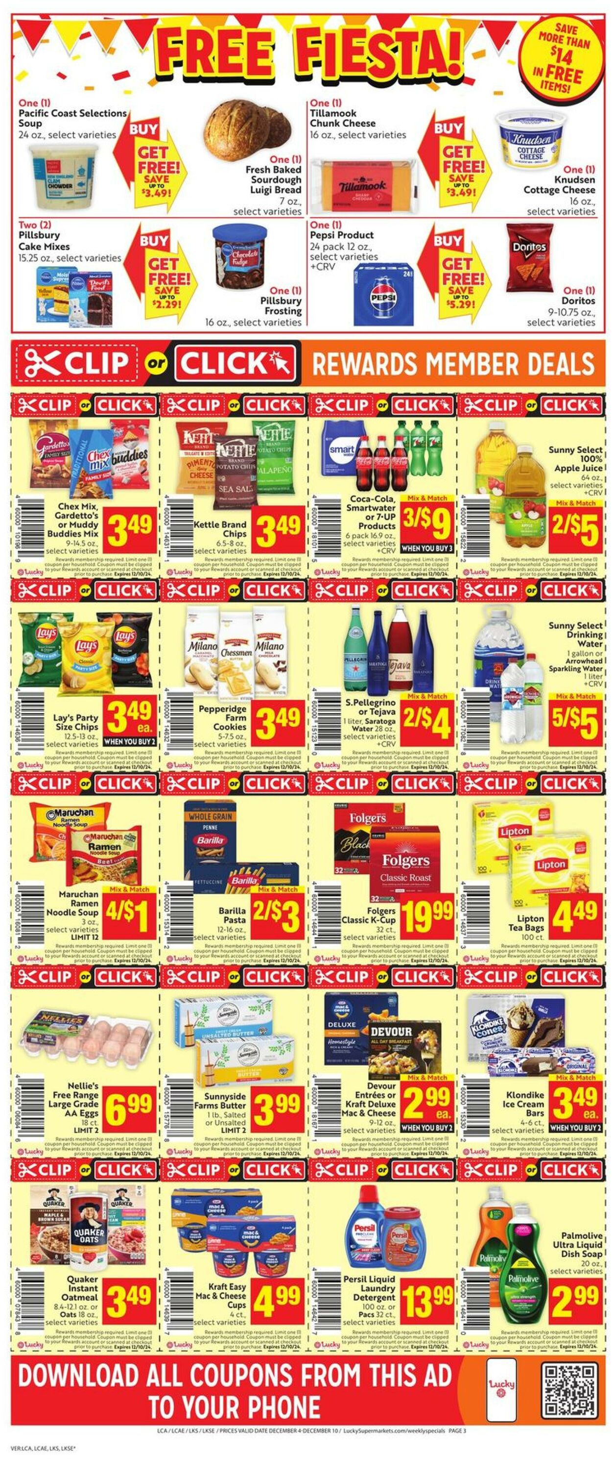 Weekly ad Lucky Supermarkets 12/04/2024 - 12/10/2024