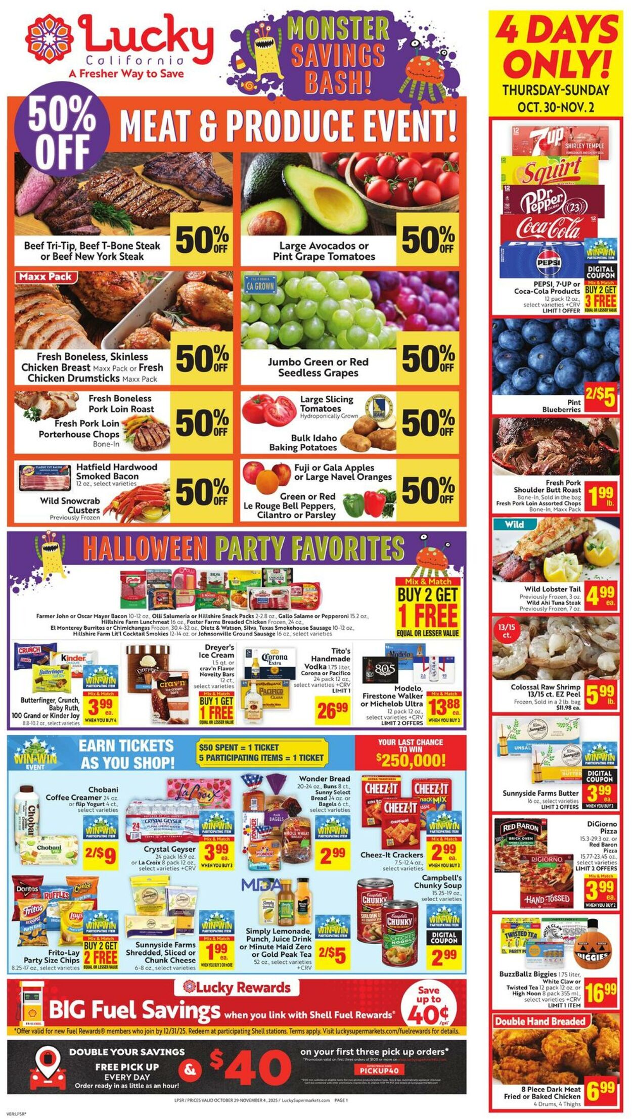 Weekly ad Lucky Supermarkets 10/29/2025 - 11/04/2025