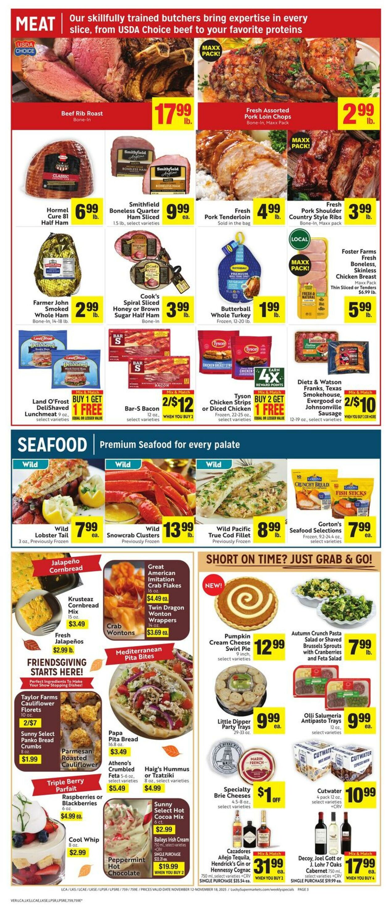 Weekly ad Lucky Supermarkets 11/12/2025 - 11/18/2025